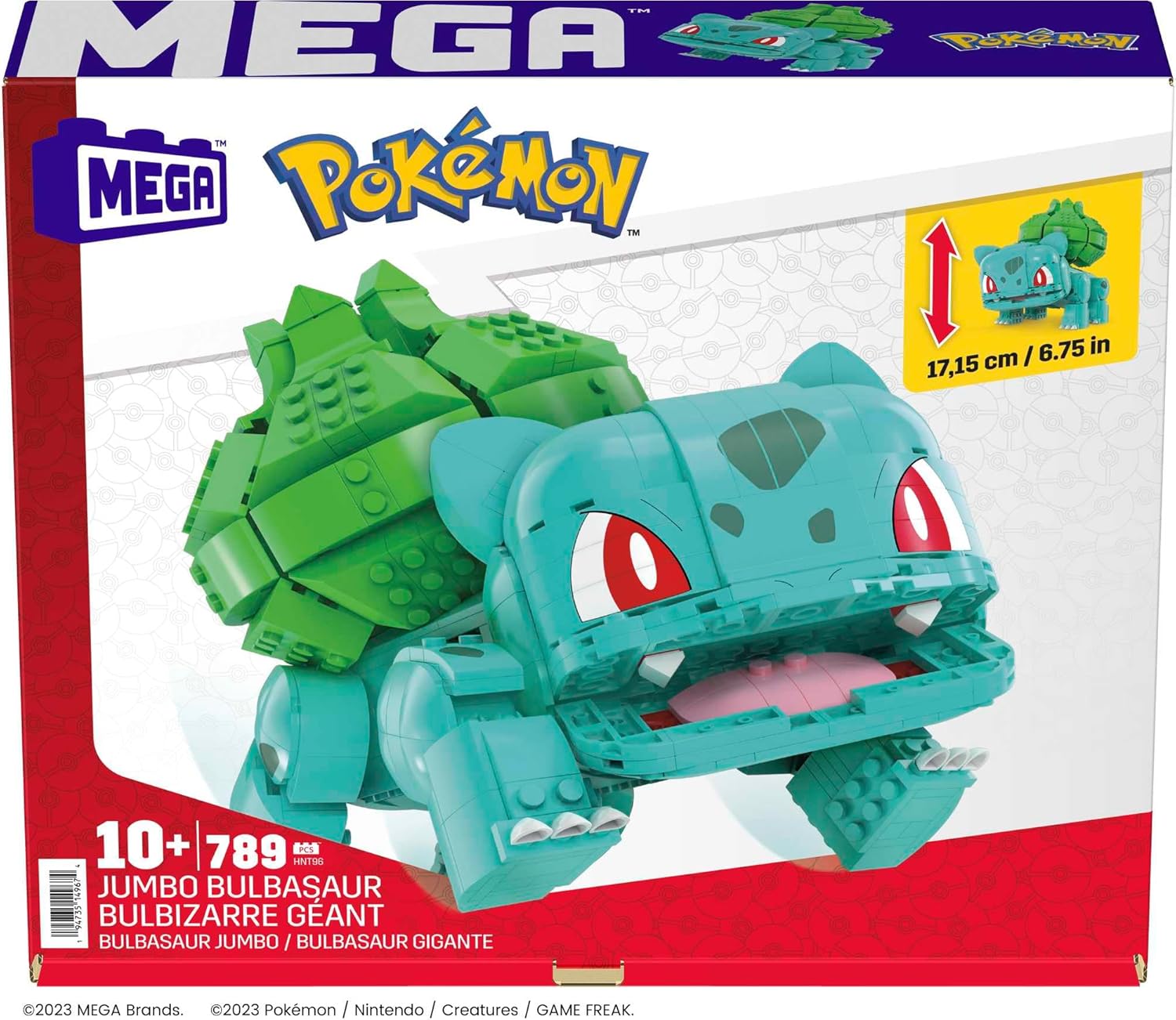 MEGA Pokémon Jumbo Bulbasaur Building Set