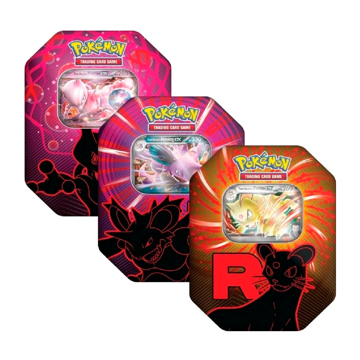 Team Rocket Tin – 3x Bundle / Set (2025 | Scarlet & Violet)
