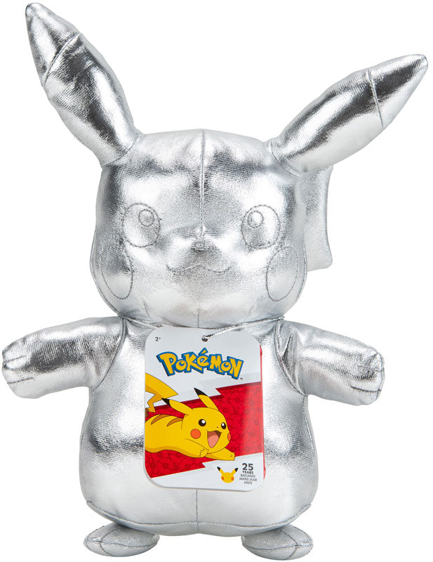Pokémon 25th Celebration Silver Plush – 8 Inch Assortment