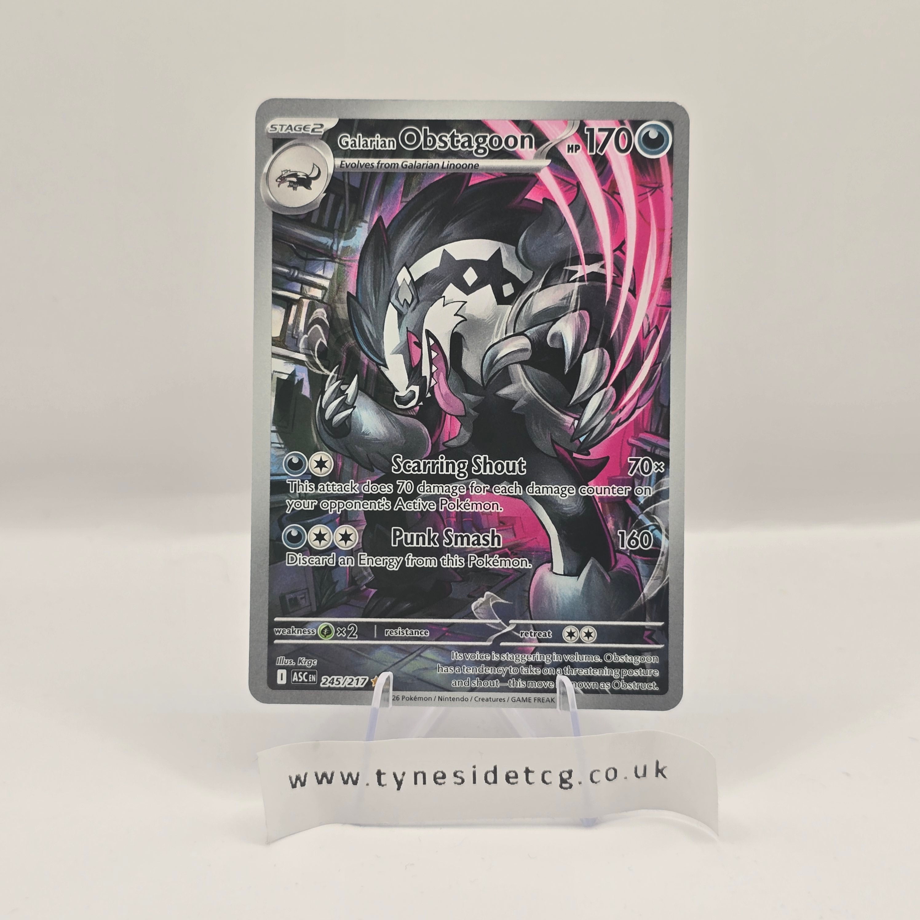 Galarian Obstagoon 245/217 – Ascended Heroes (English Single)