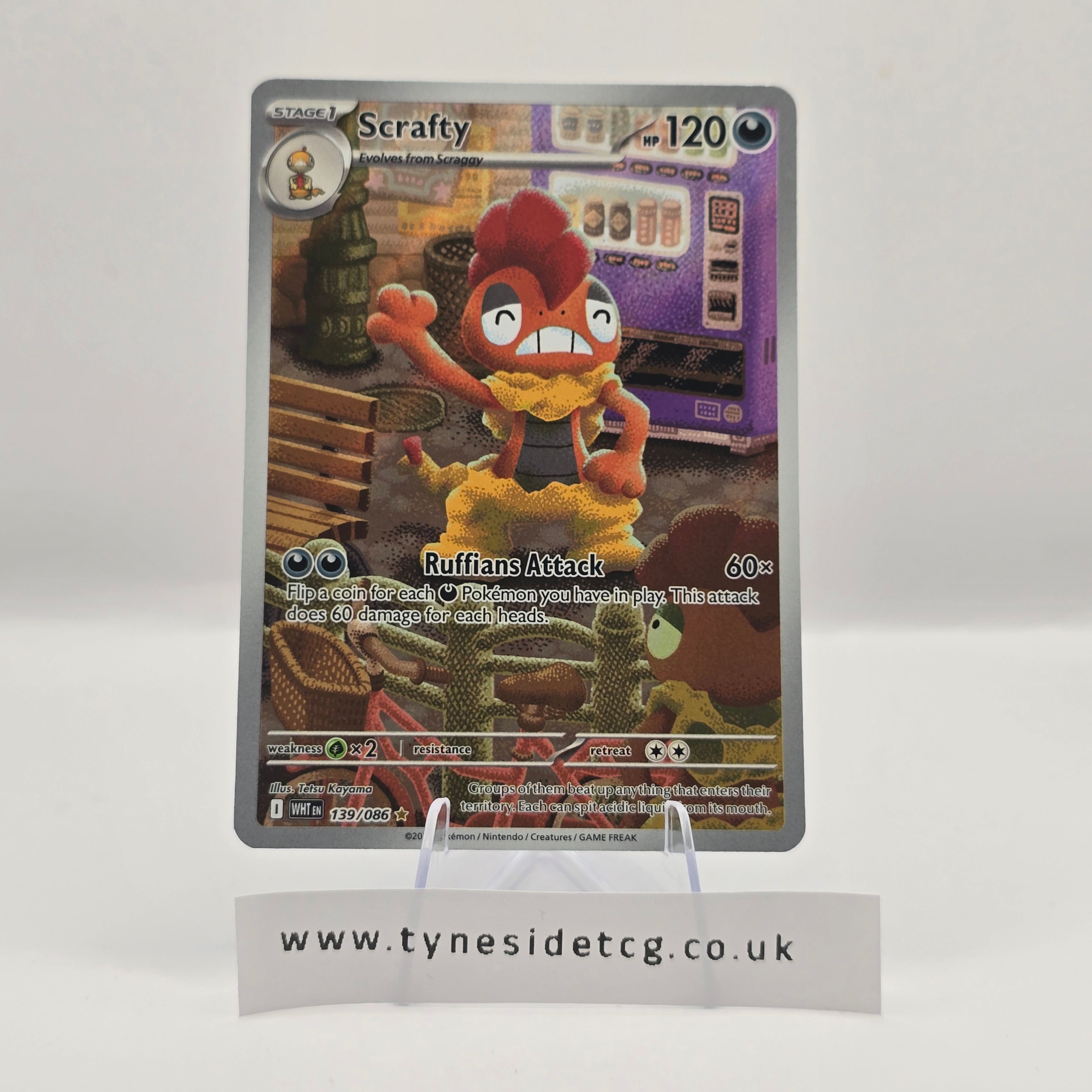 Scrafty 139/086 – White Flare (English Single)