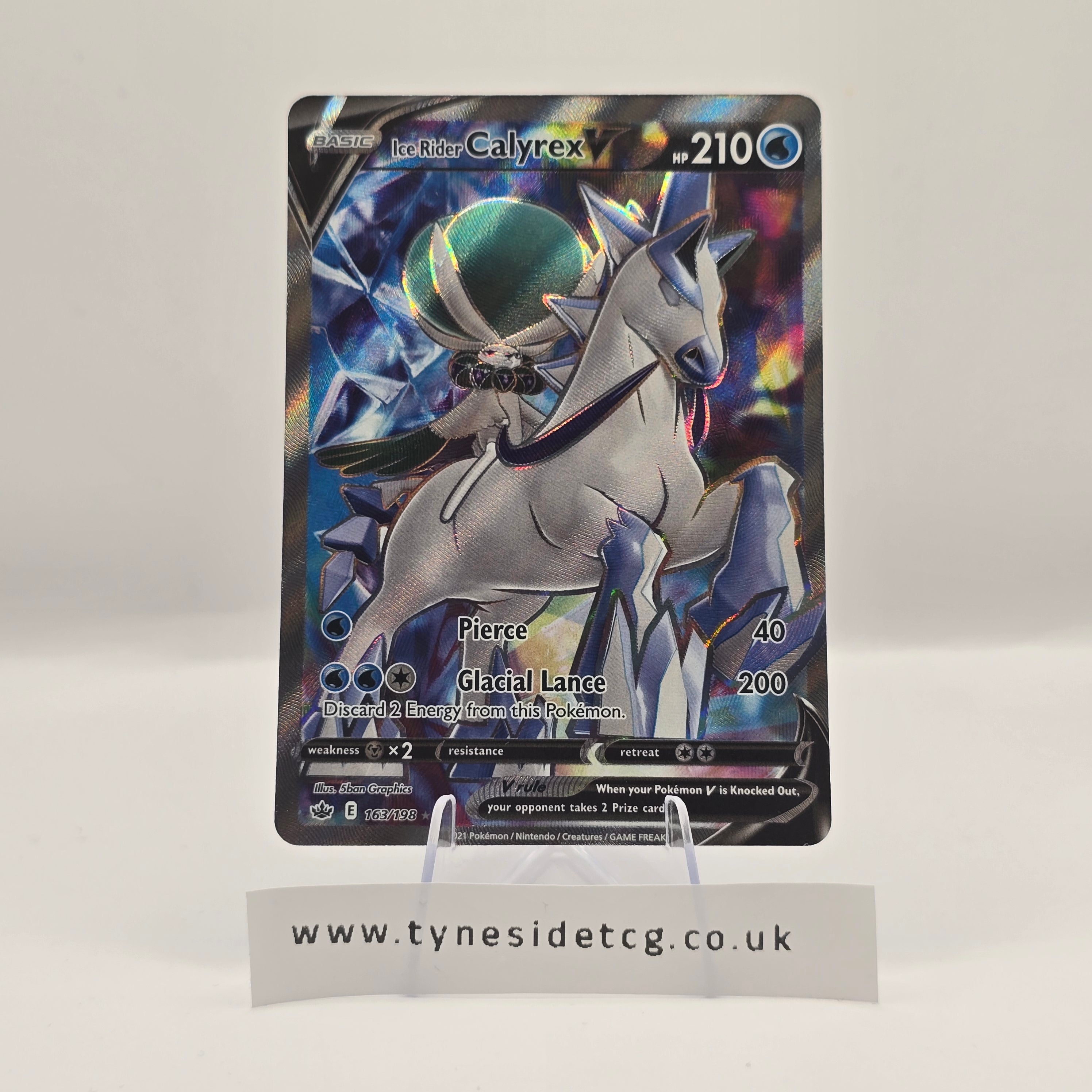 Ice Rider Calyrex V 163/198 – Chilling Reign (English Single)