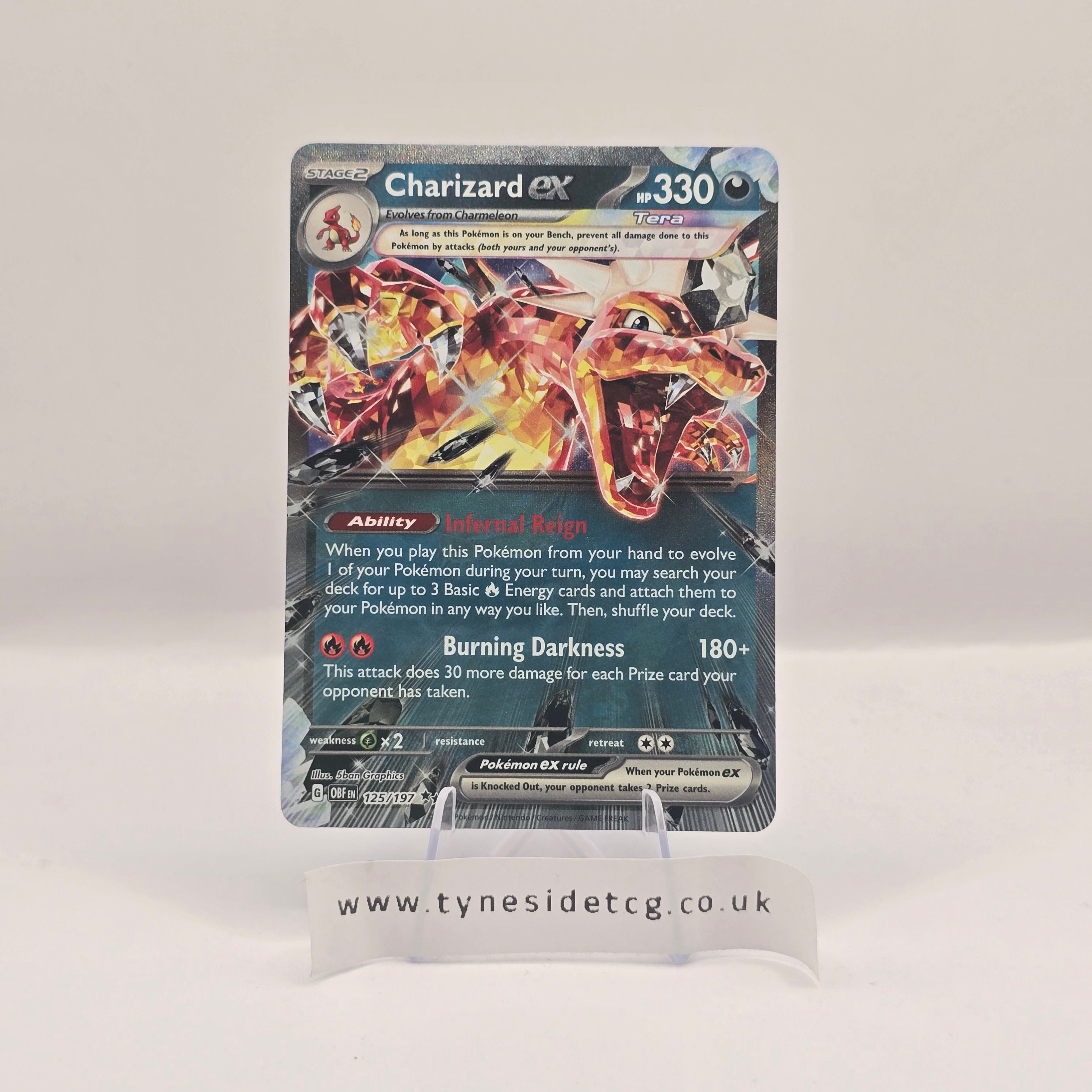 Charizard ex 125/197 – Obsidian Flames (English Single)