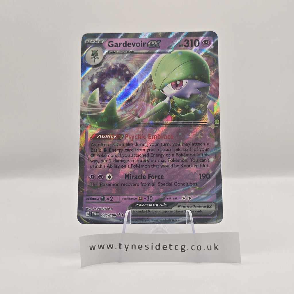 Gardevoir EX 086/198 – Scarlet & Violet Base (English Single)