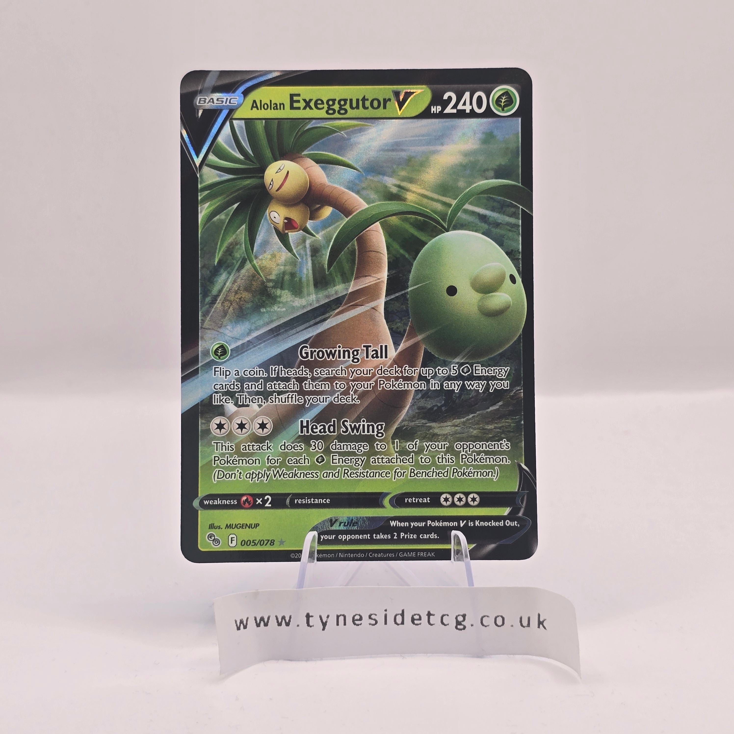 Alolan Exeggutor V 005/078 – Pokémon GO (English Single)