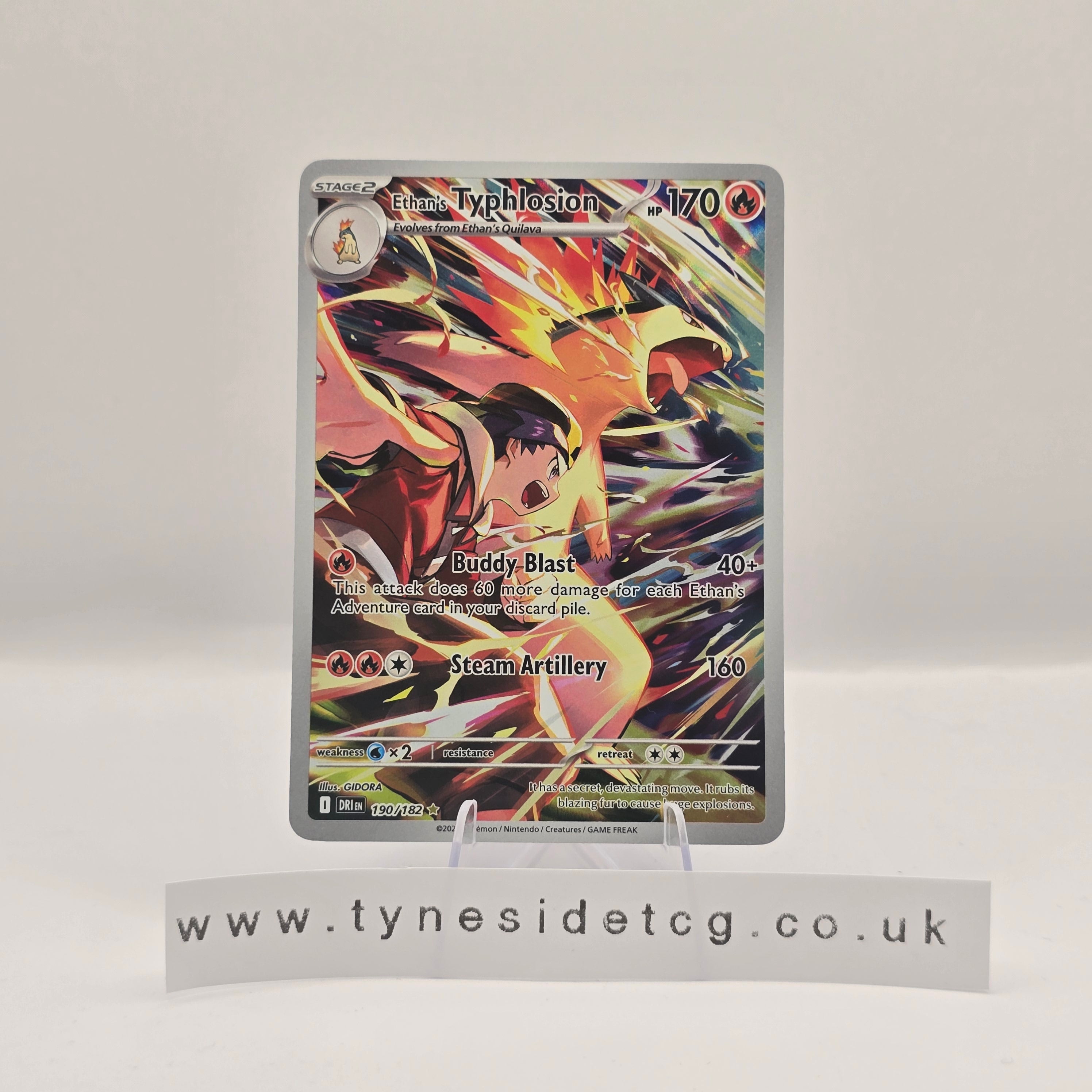 Ethan's Typhlosion 190/182 - Destined Rivals (English Single)