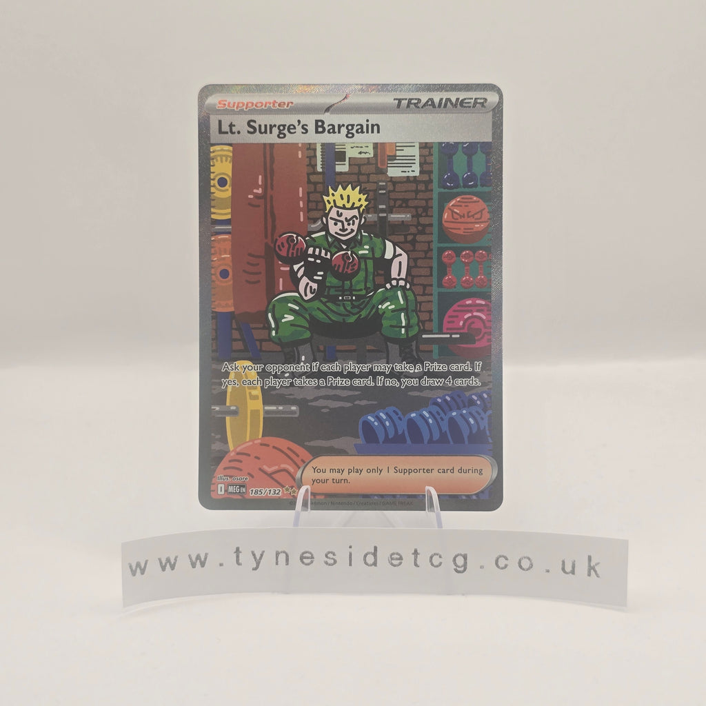 Lt. Surge's Bargain 185/132 - Mega Evolution (English Single)