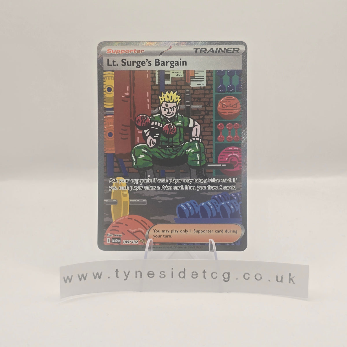 Lt. Surge's Bargain 185/132 - Mega Evolution (English Single)