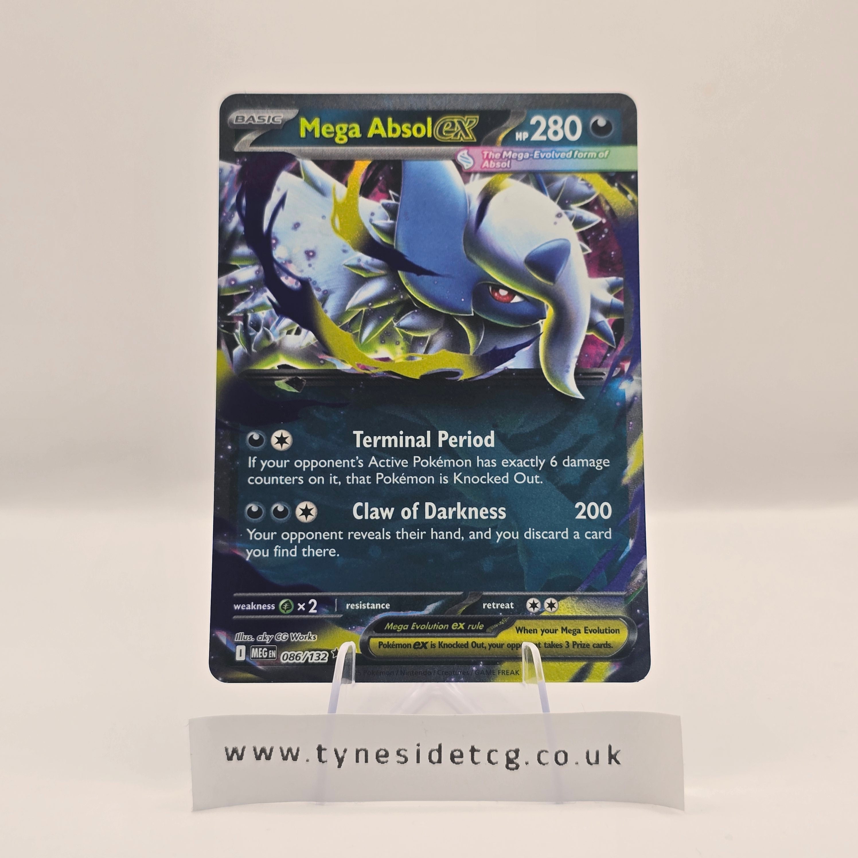 Mega Absol EX 086/132 – Mega Evolution (English Single)