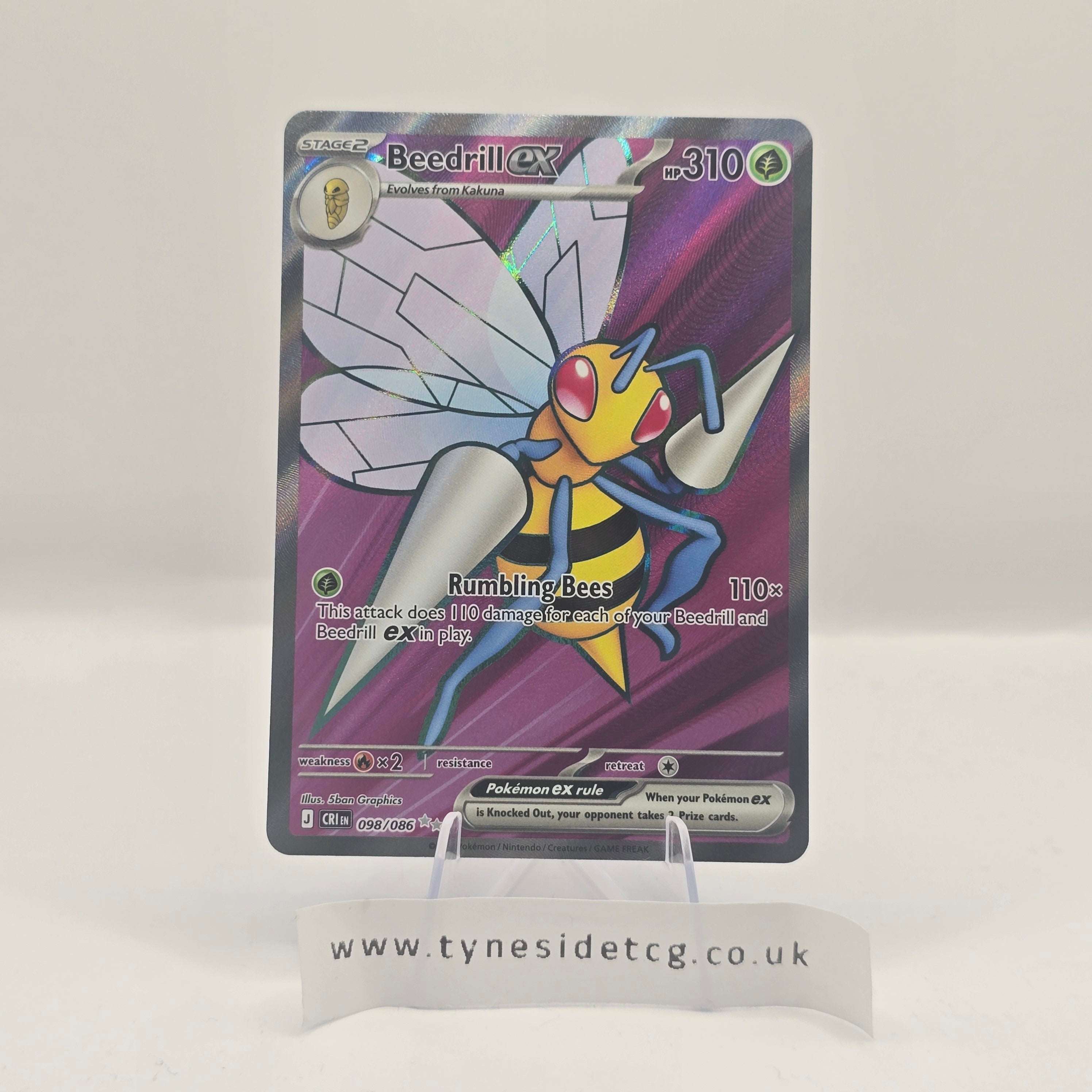 Beedrill EX 098/086 – Chaos Rising (English Single)