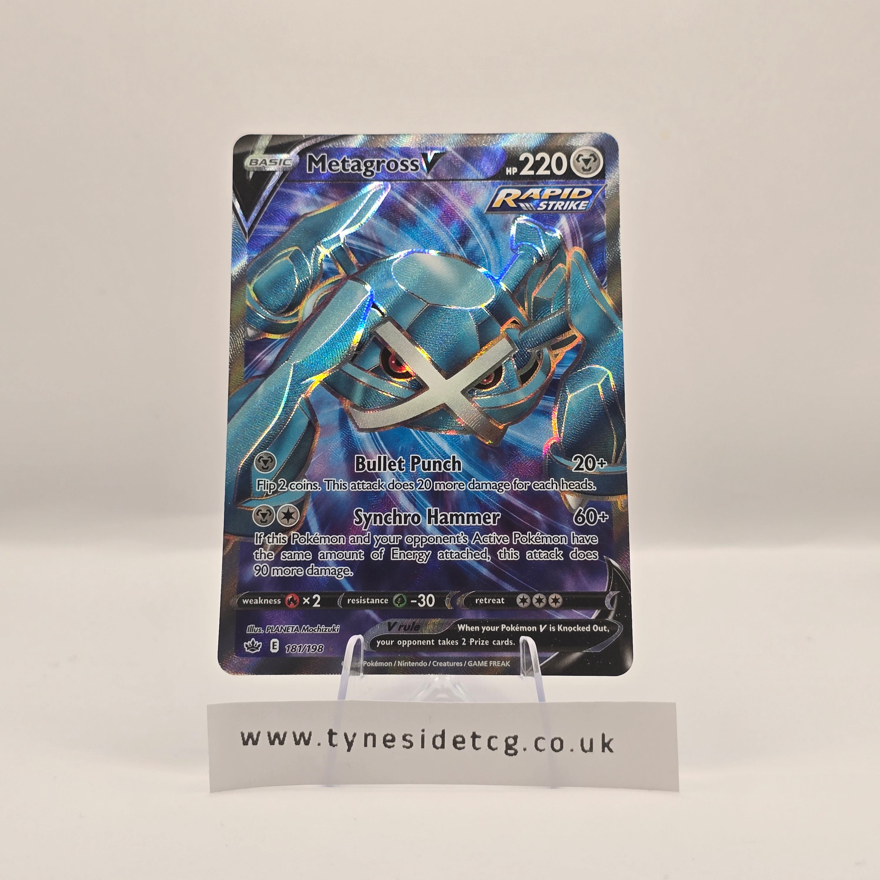 Metagross V 181/198 – Chilling Reign (English Single)