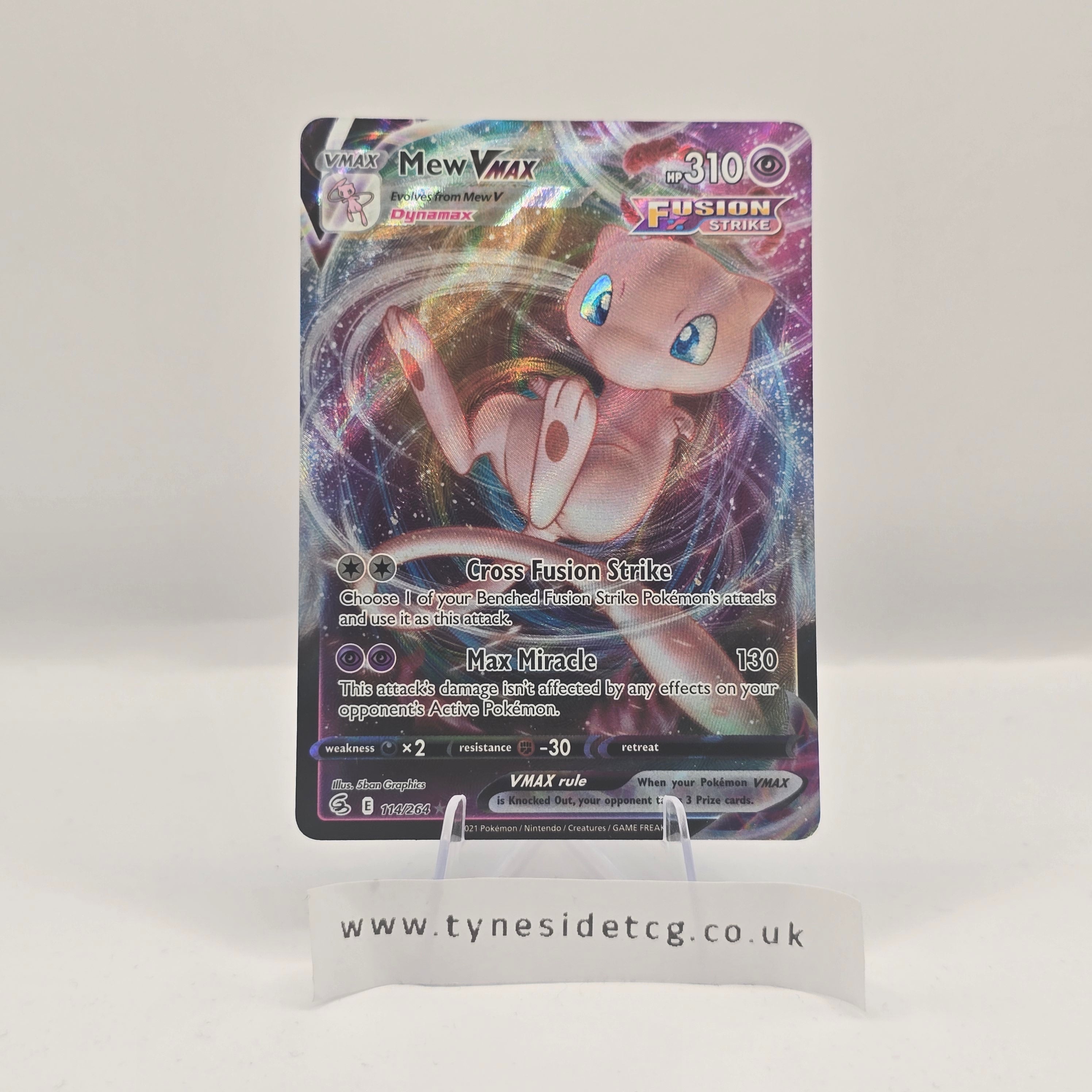 Mew VMAX 114/264 – Fusion Strike (English Single)