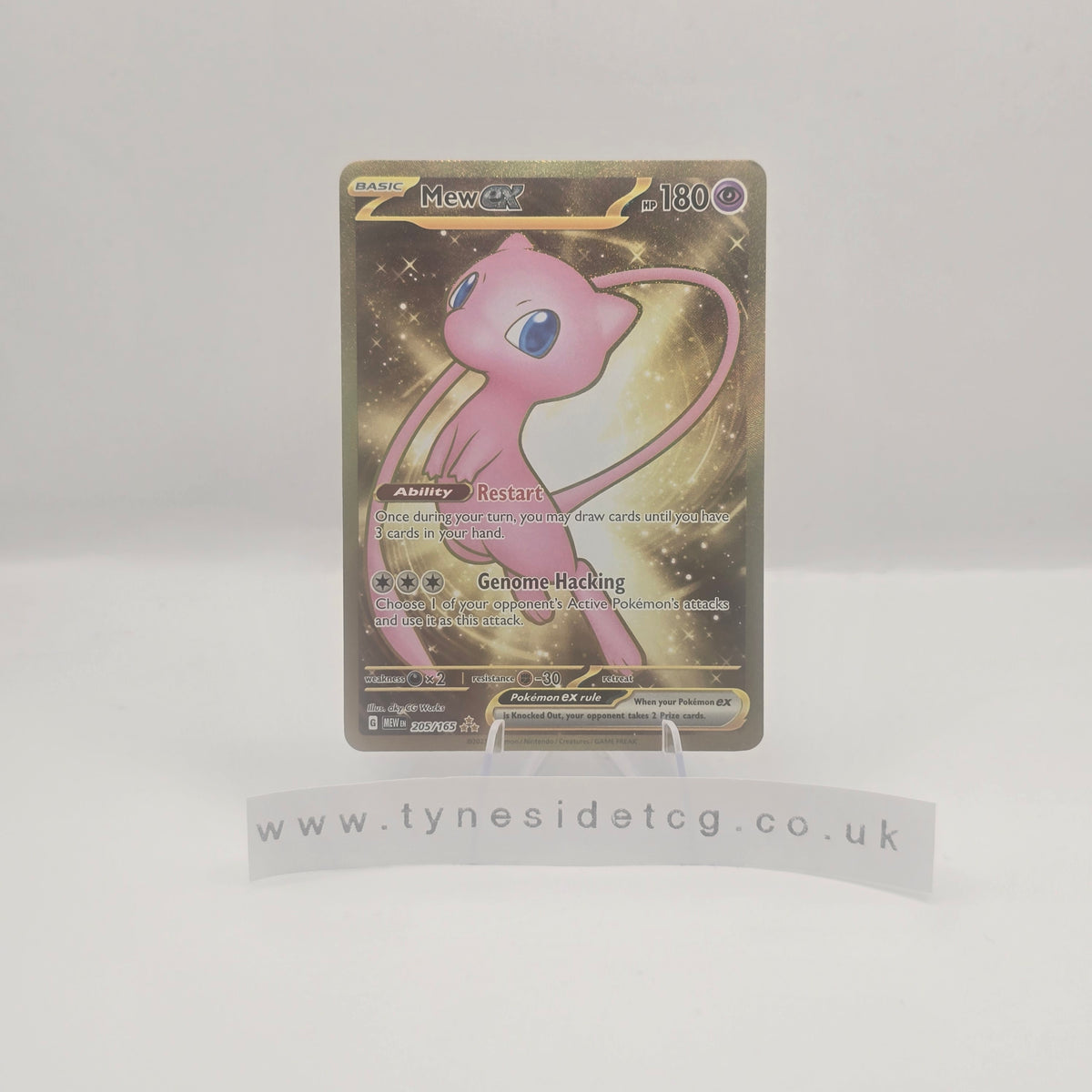 Mew ex 205/165 - Scarlet & Violet 151 (English Single)