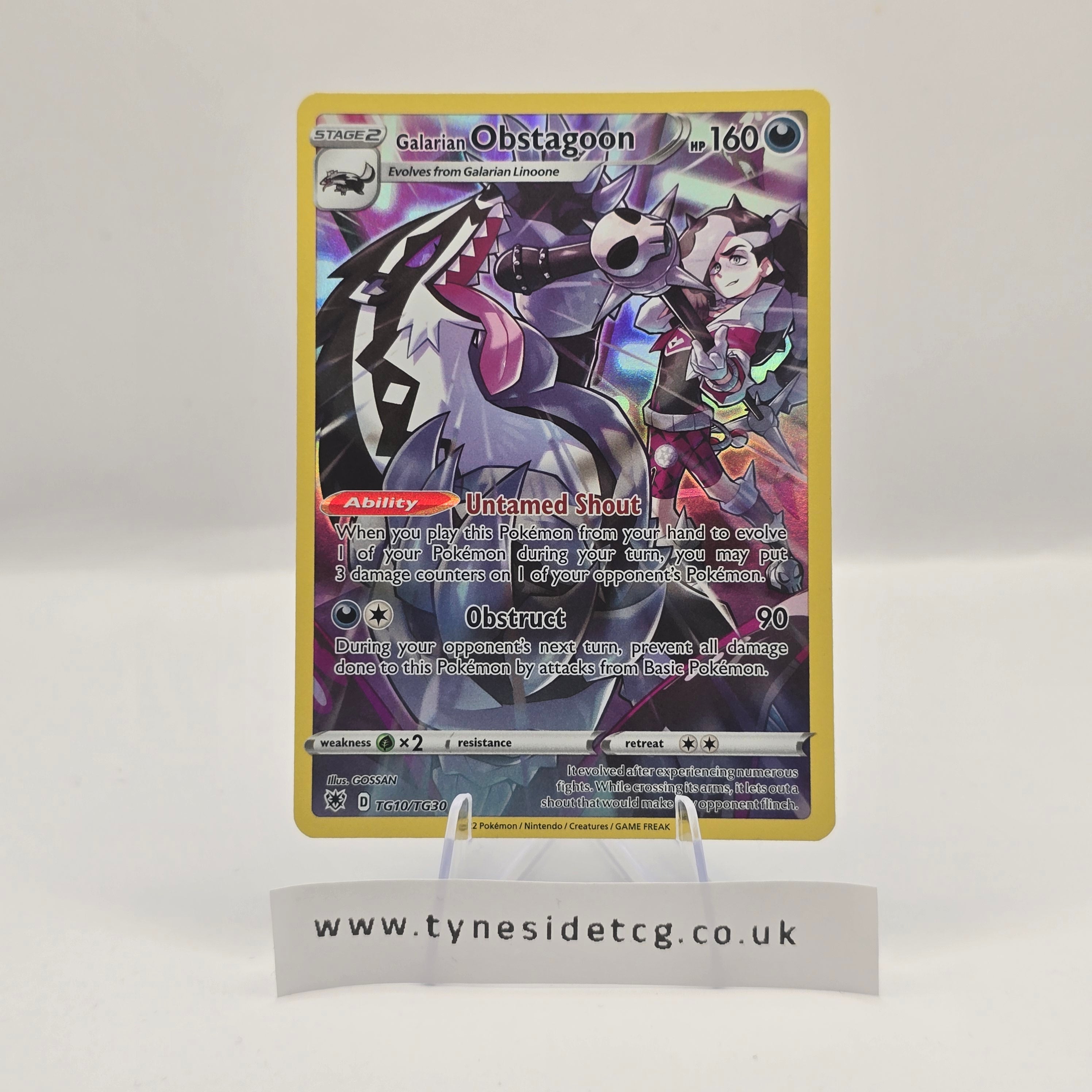Galarian Obstagoon TG10/TG30 – Astral Radiance (English Single)