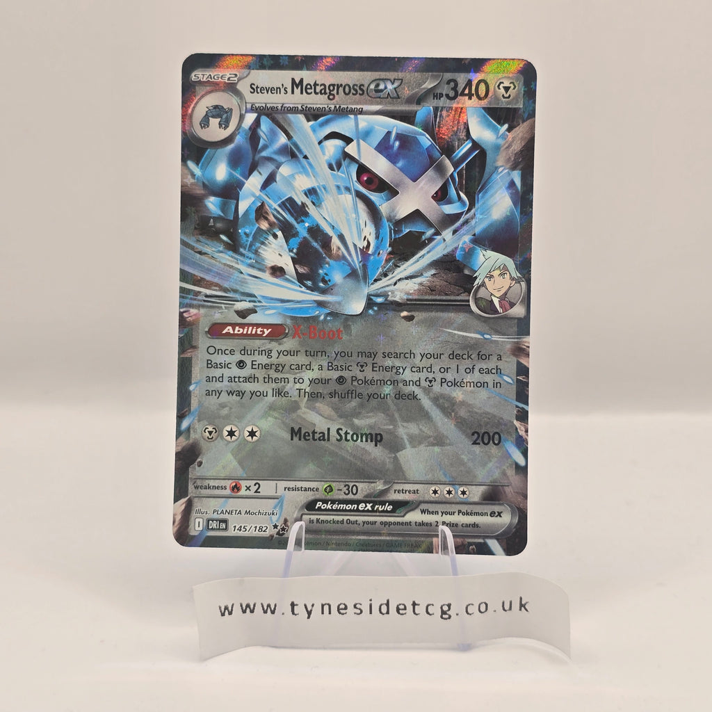 Steven's Metagross EX 145/182 – Destined Rivals (English Single)