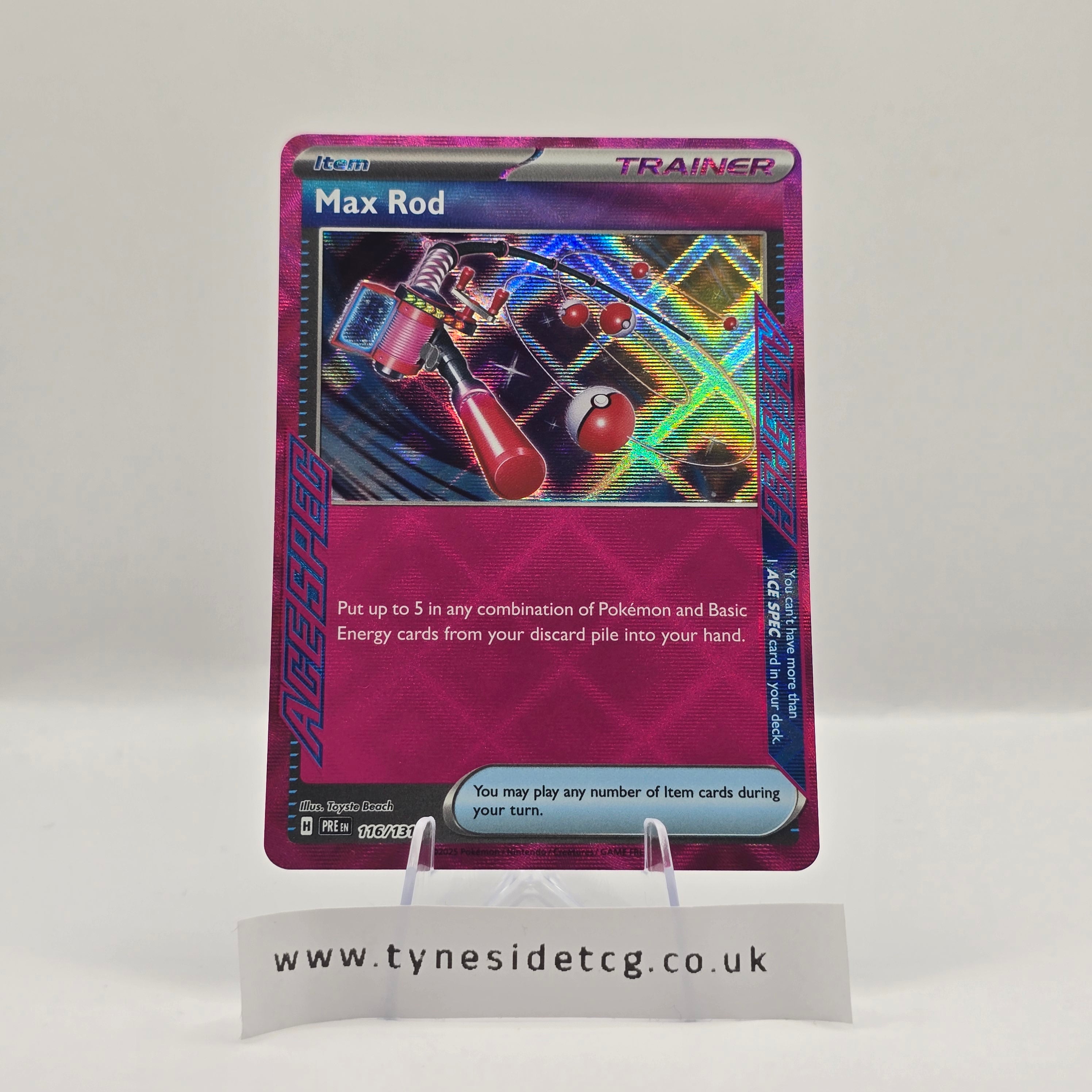 Max Rod 116/131 (ACE SPEC) – Prismatic Evolutions (English Single)