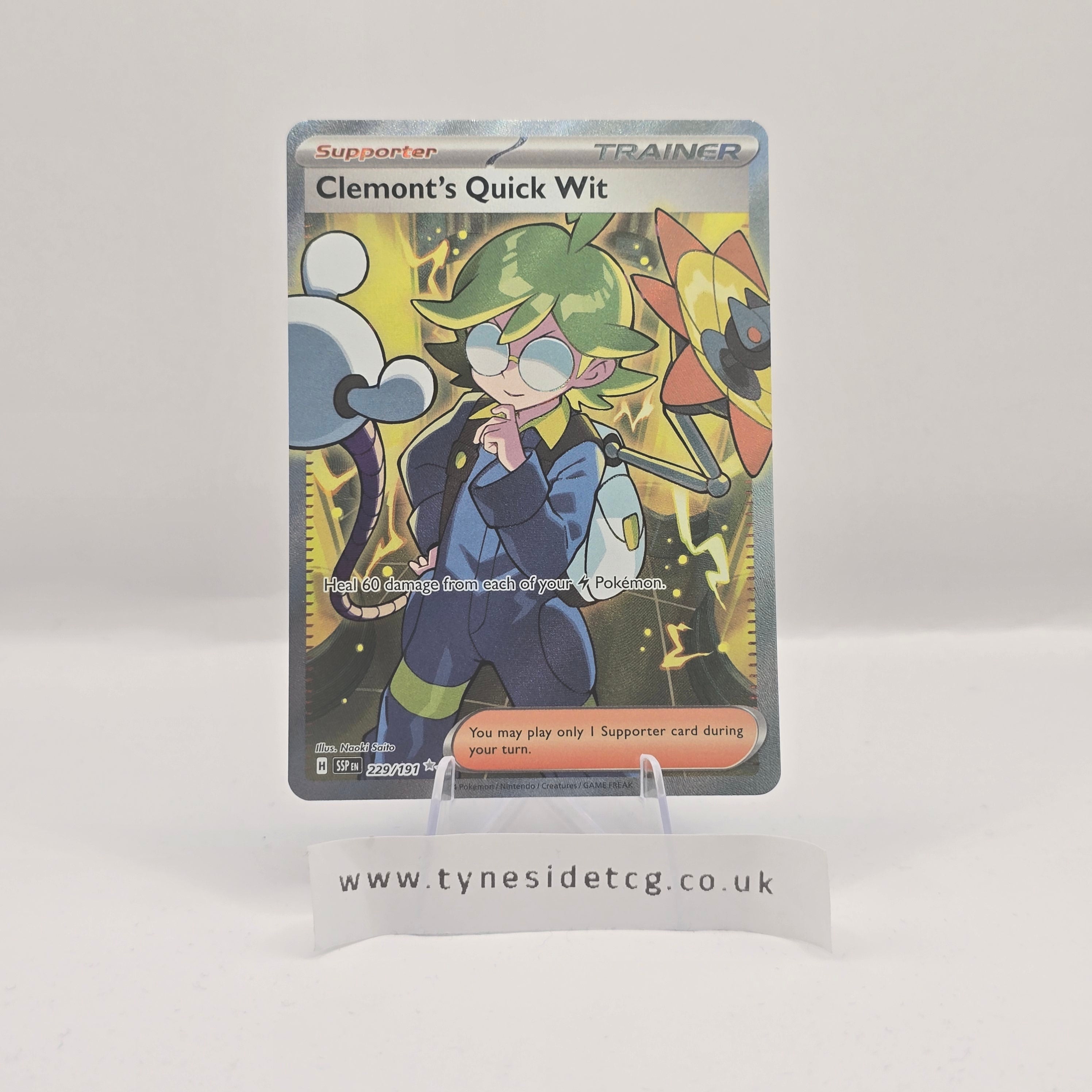 Clemont's Quick Wit 229/191 – Surging Sparks (English Single)