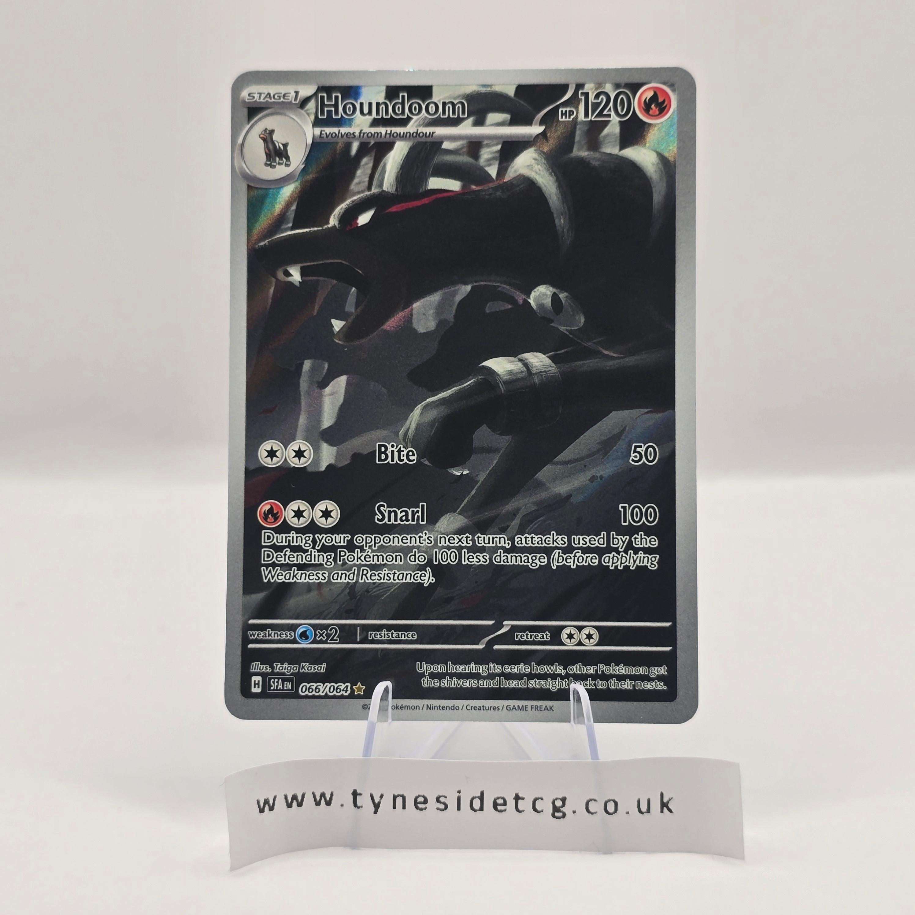 Houndoom 066/064 – Shrouded Fable (English Single)