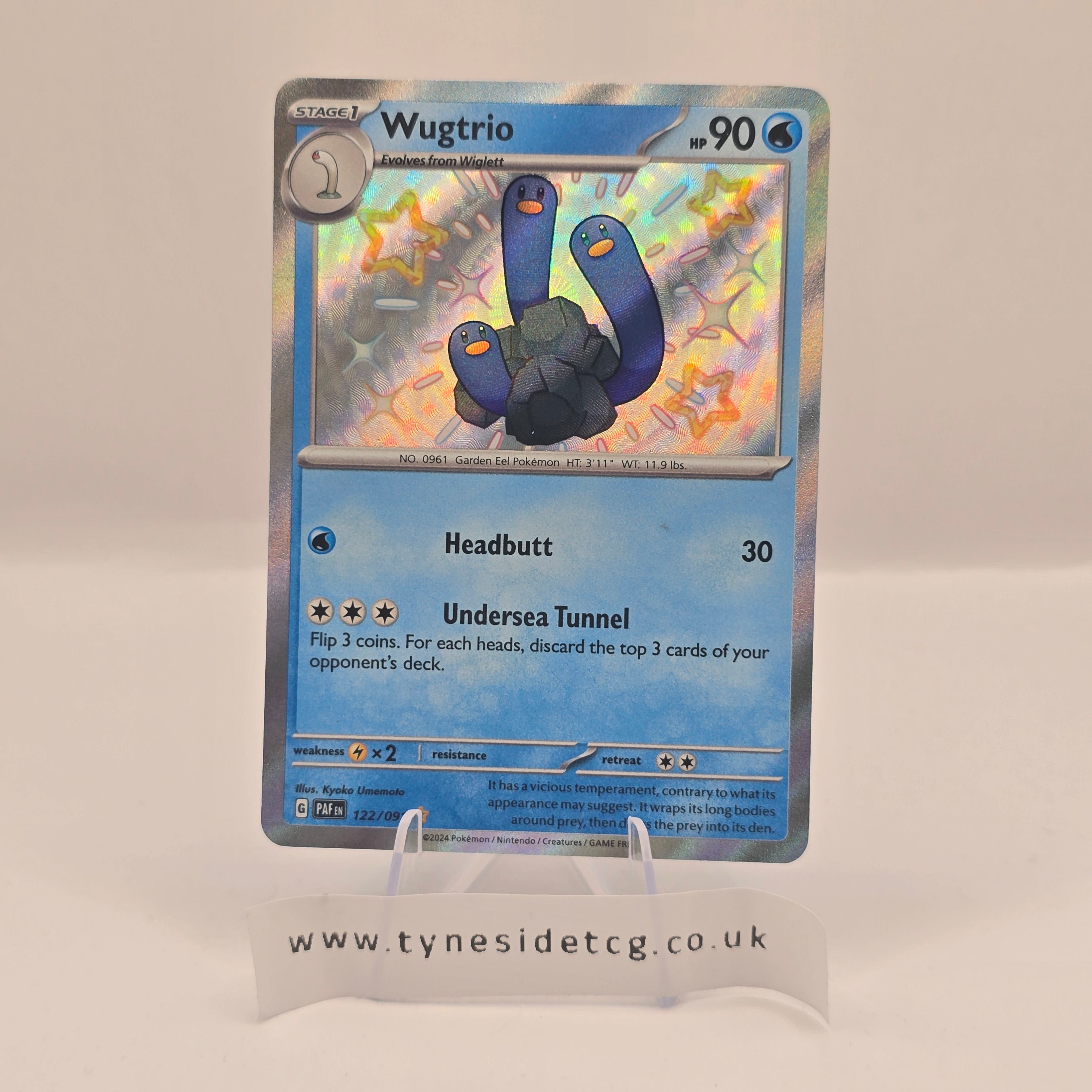 Wugtrio 122/091 – Paldean Fates (English Single)