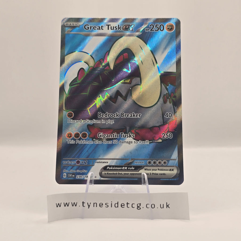 Great Tusk EX 230/198 – Scarlet & Violet Base (English Single)