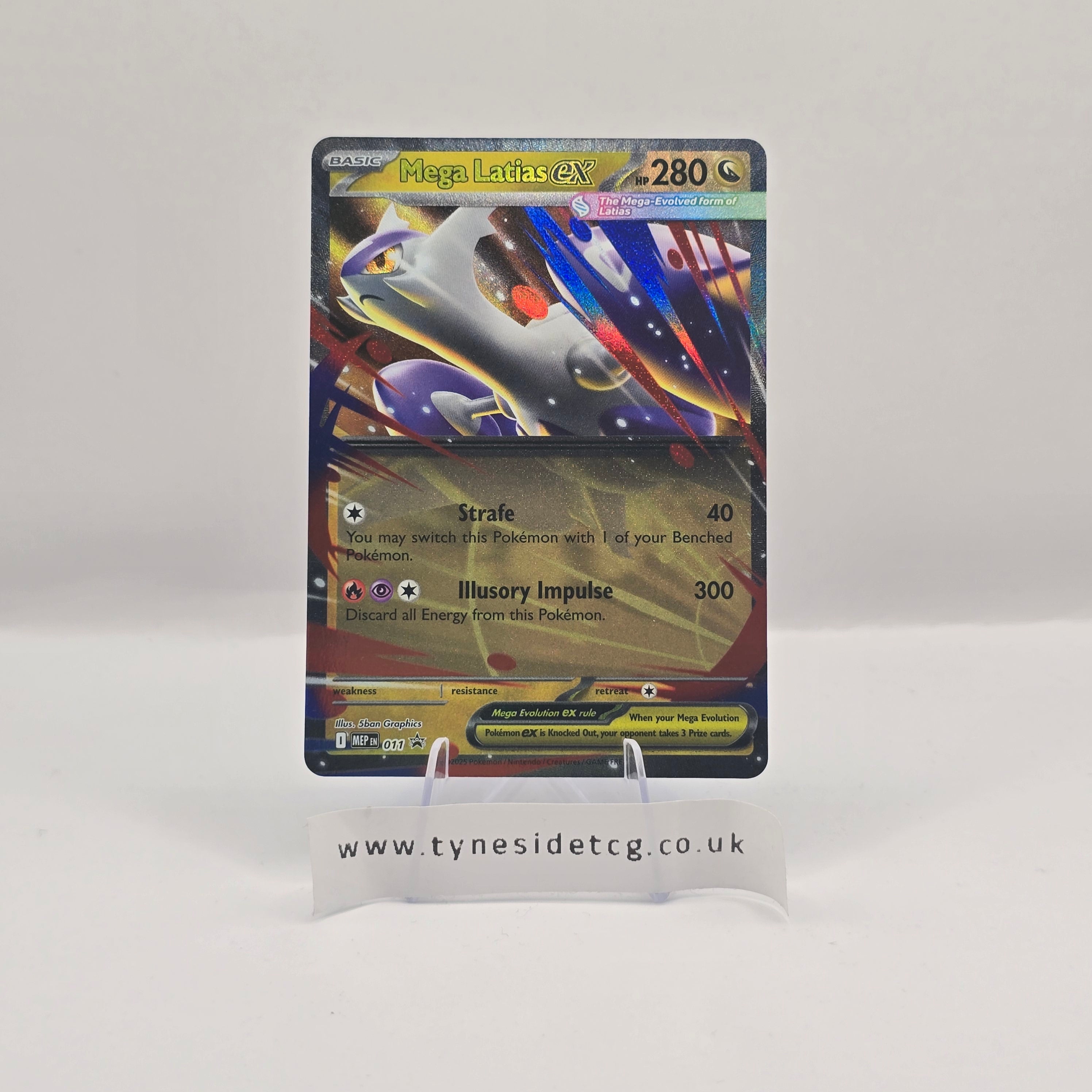 Mega Latias ex MEP011 – Mega Evolutions Promo (English Single)