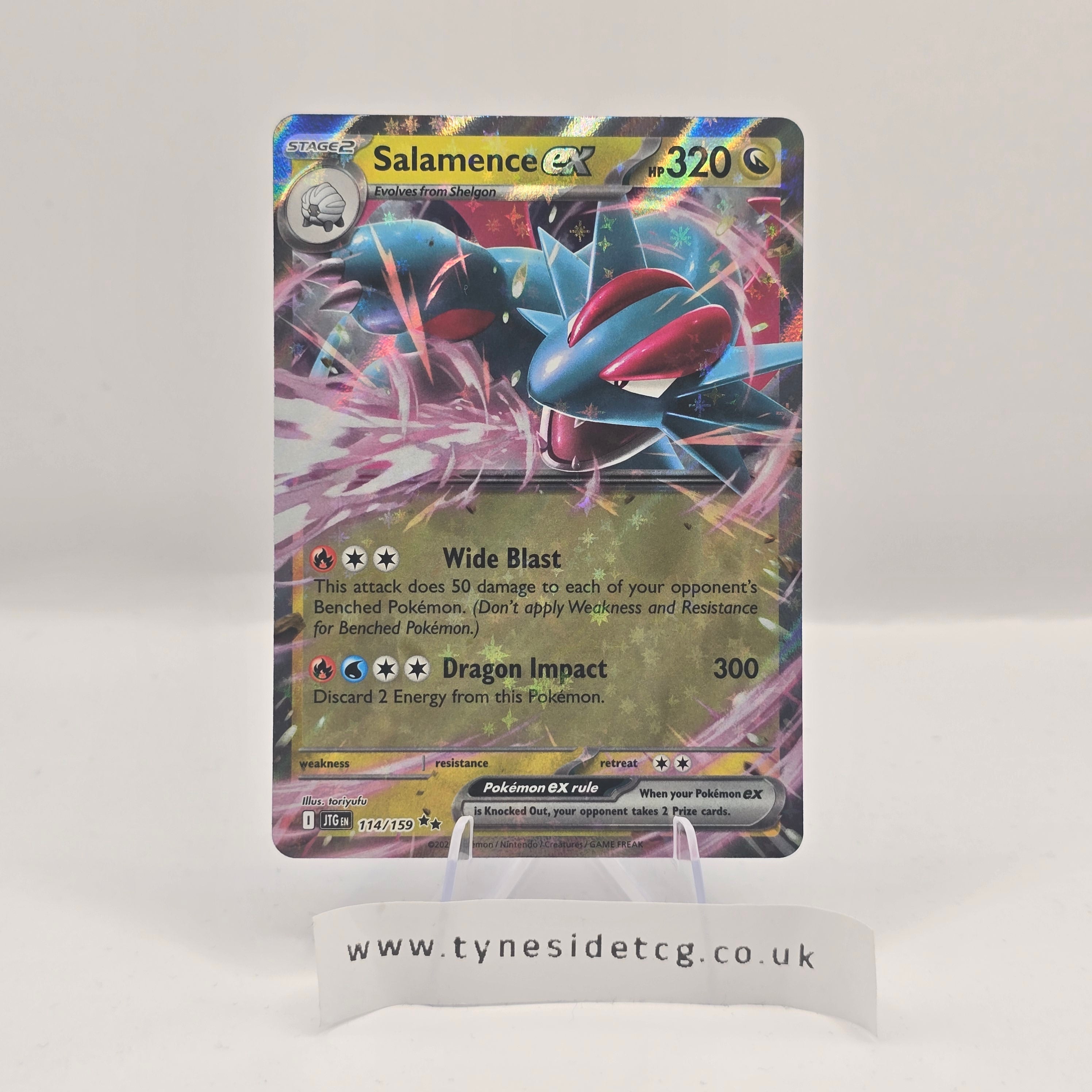 Salamence EX 114/159 – Journey Together (English Single)
