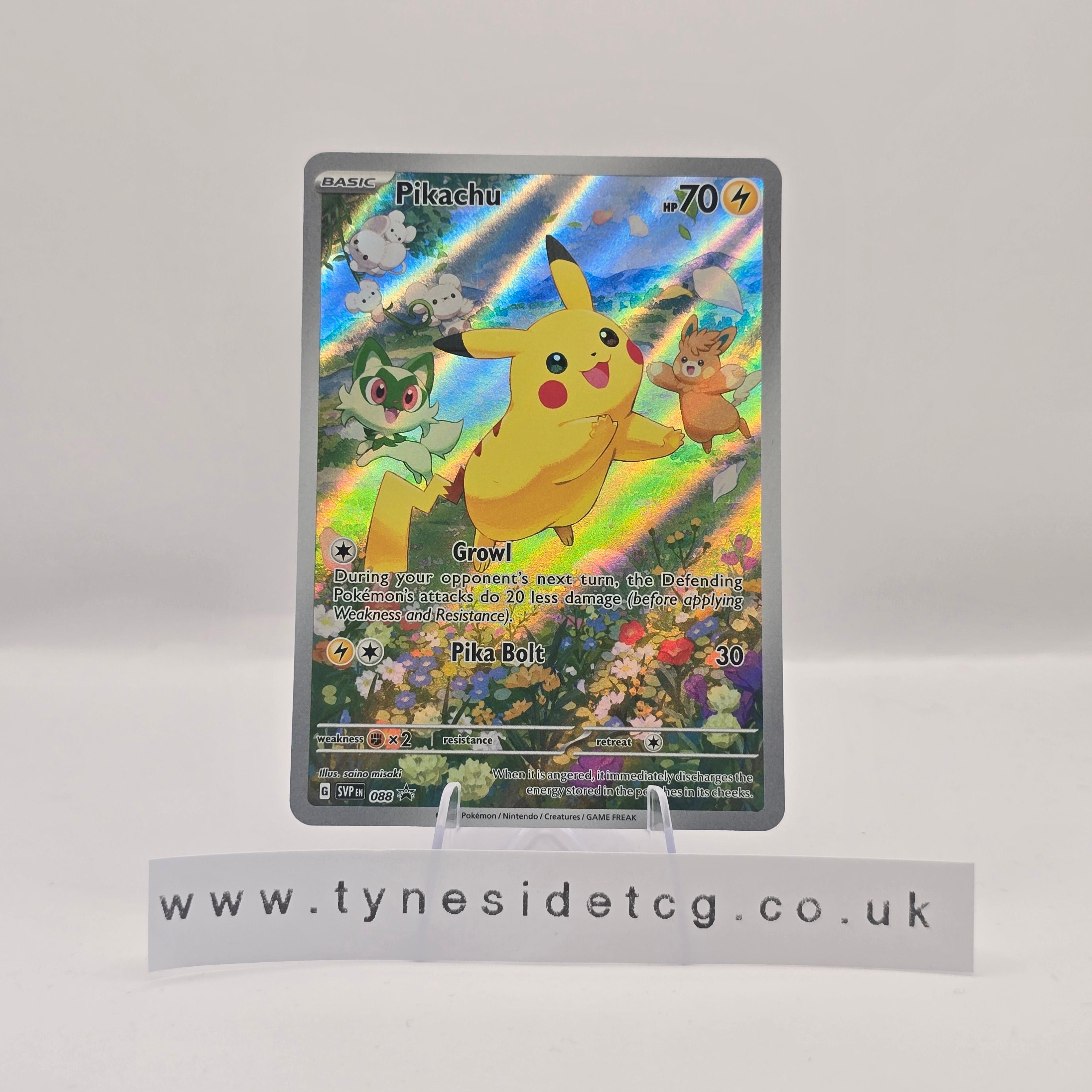 Pikachu SVP088 - Scarlet & Violet Promos (English Single)