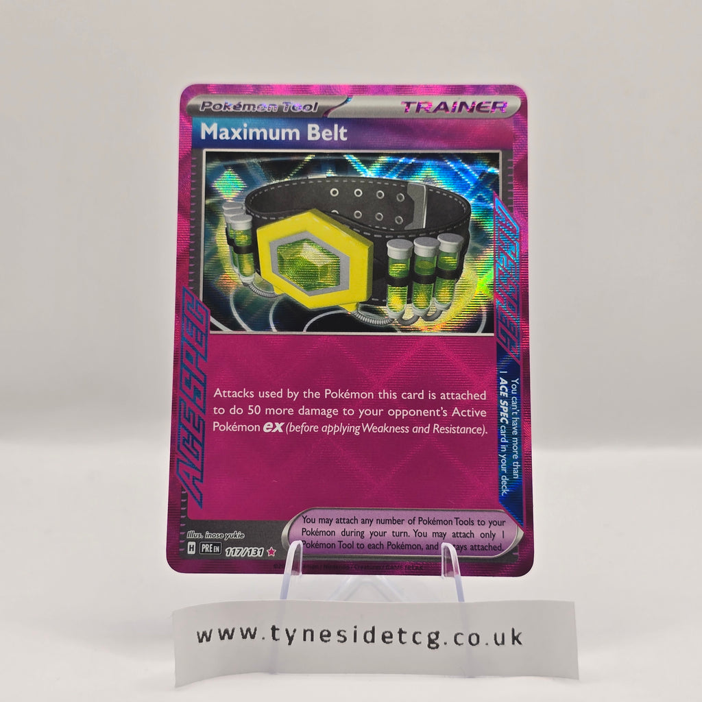 Maximum Belt 117/131 (ACE SPEC) – Prismatic Evolutions (English Single)