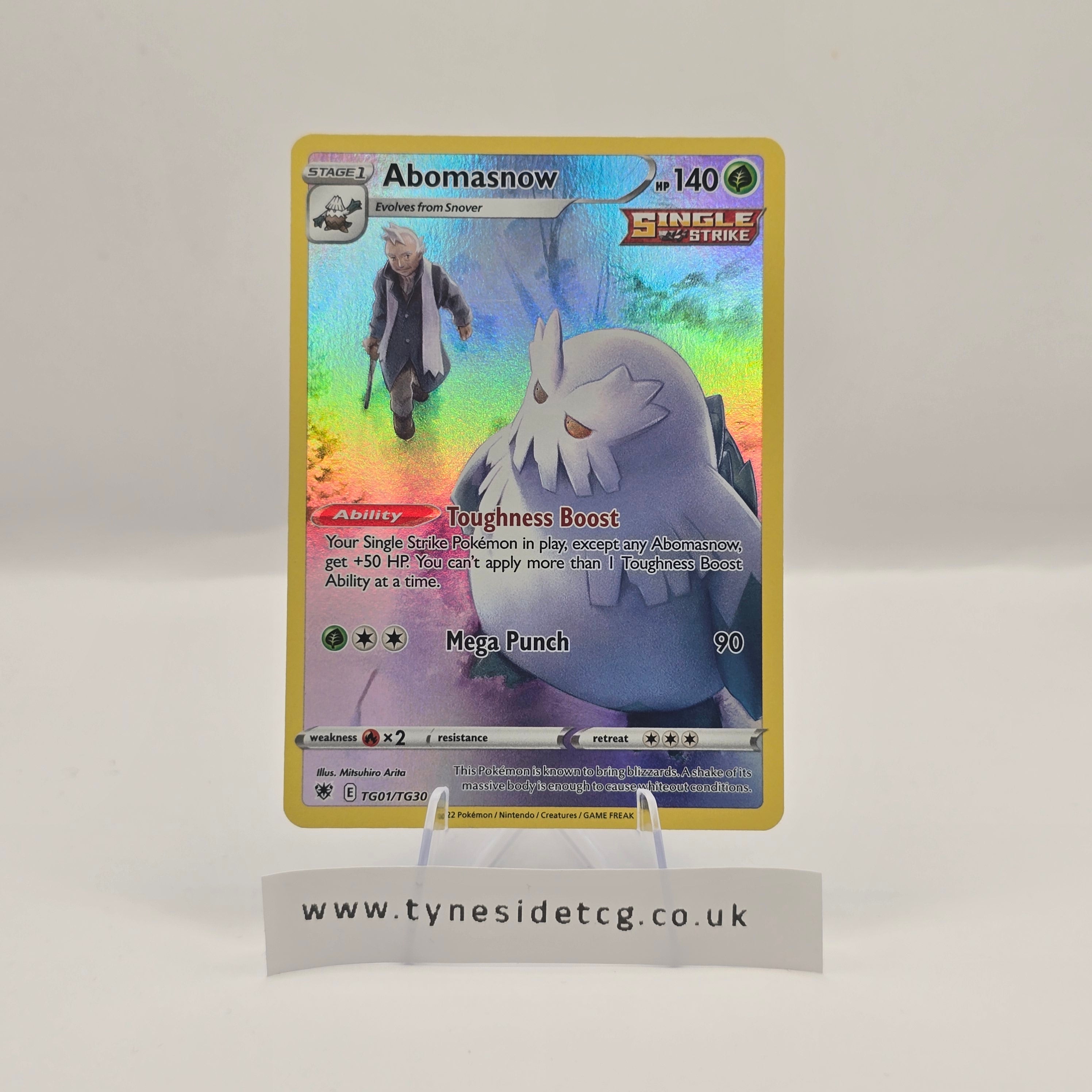 Abomasnow TG01/TG30 Astral Radiance (English Pokmon TCG Single) Tyneside TCG Abomasnow TG01/TG30 Astral Radiance (English Pokmon TCG Single) Tyneside TCG