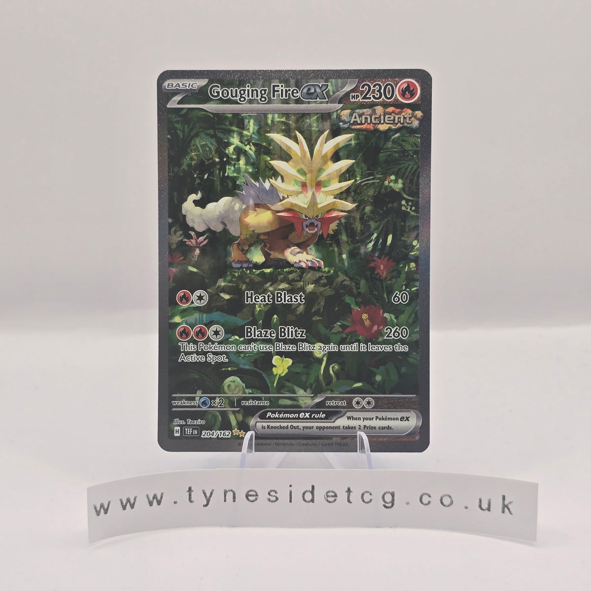 Gouging Fire ex 204/162 - Temporal Forces (English Single) - RESERVED
