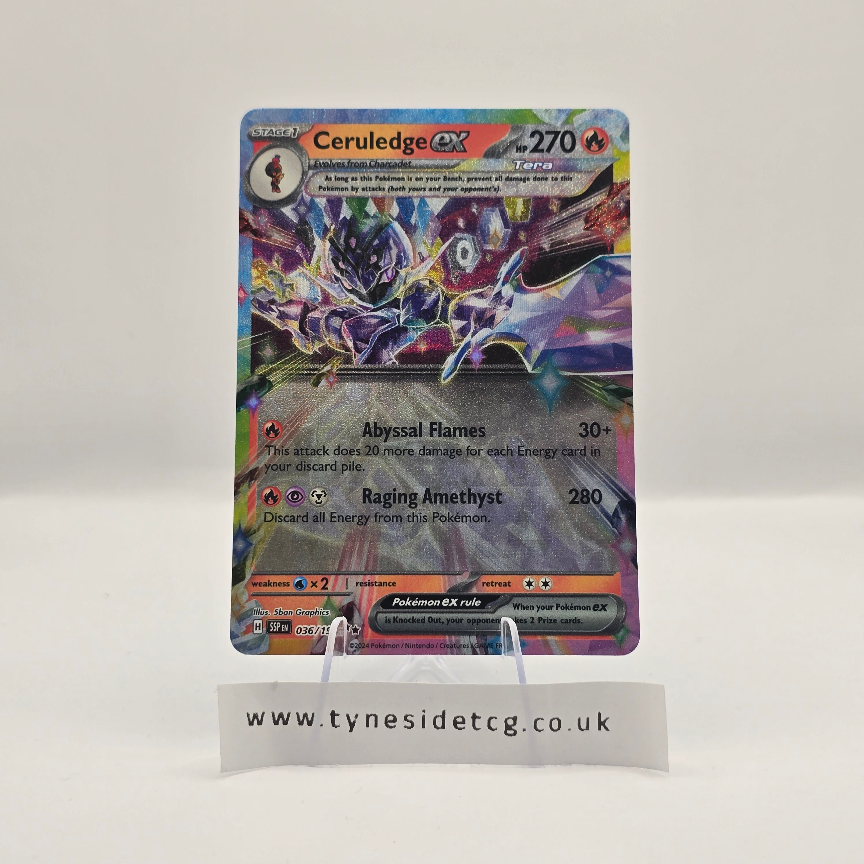 Ceruledge ex 036/191 – Surging Sparks (English Single)