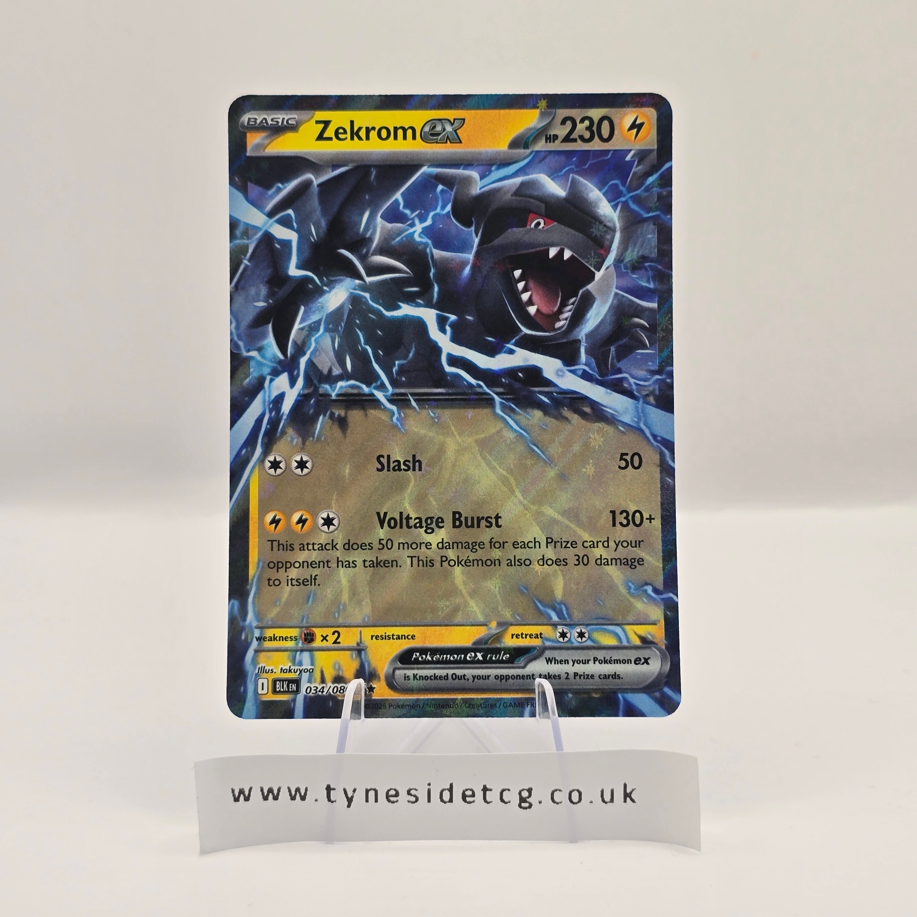 Zekrom ex 034/086 – Black Bolt (English Single)