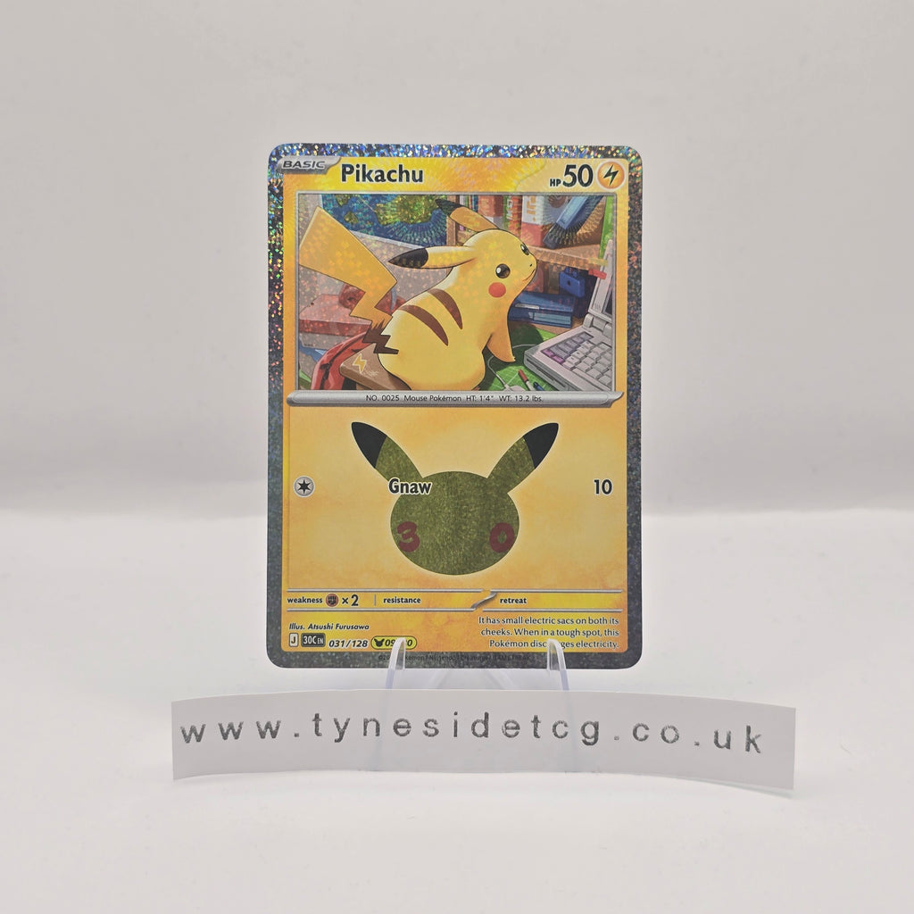 Pikachu 031/128 - 30th Celebration (English Single)