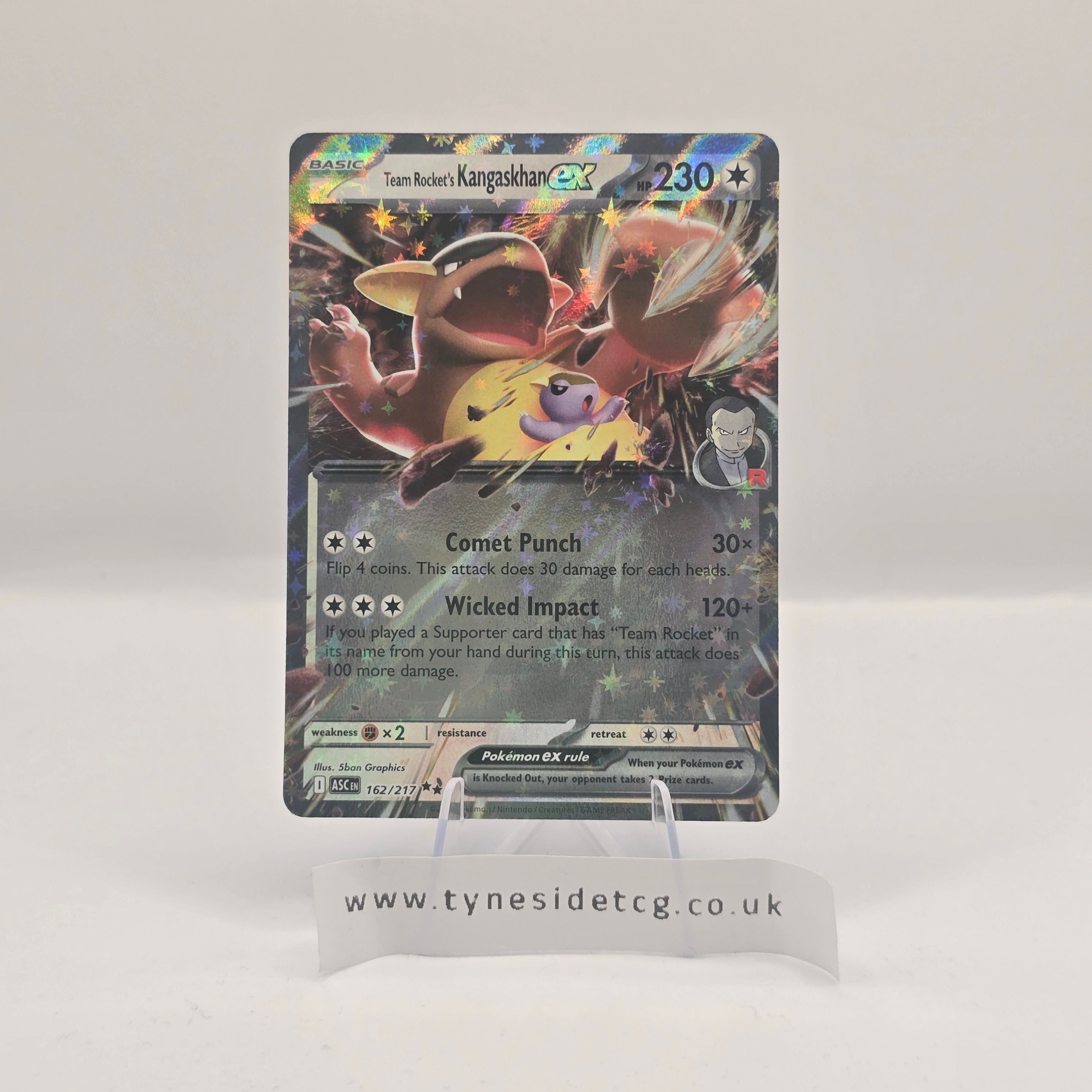 Team Rocket's Kangaskhan EX 162/217 – Ascended Heroes (English Single)