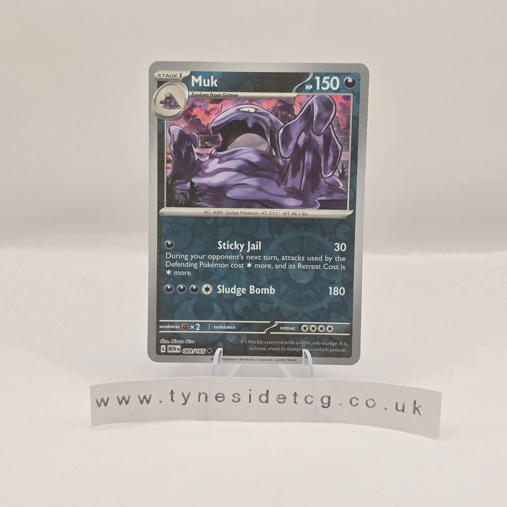 Muk (Reverse Holo) 089/165 - Scarlet & Violet 151 (English Single)