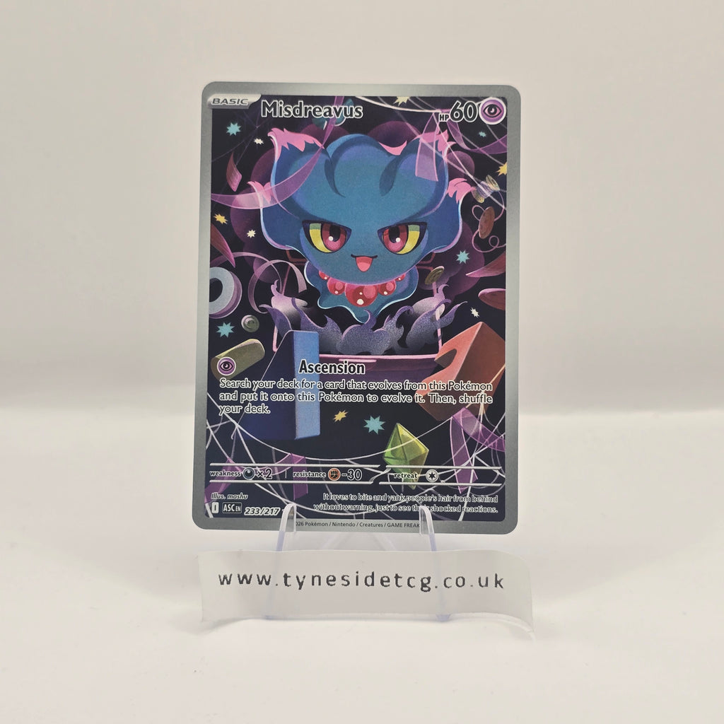 Misdreavus 233/217 - Ascended Heroes (English Single)