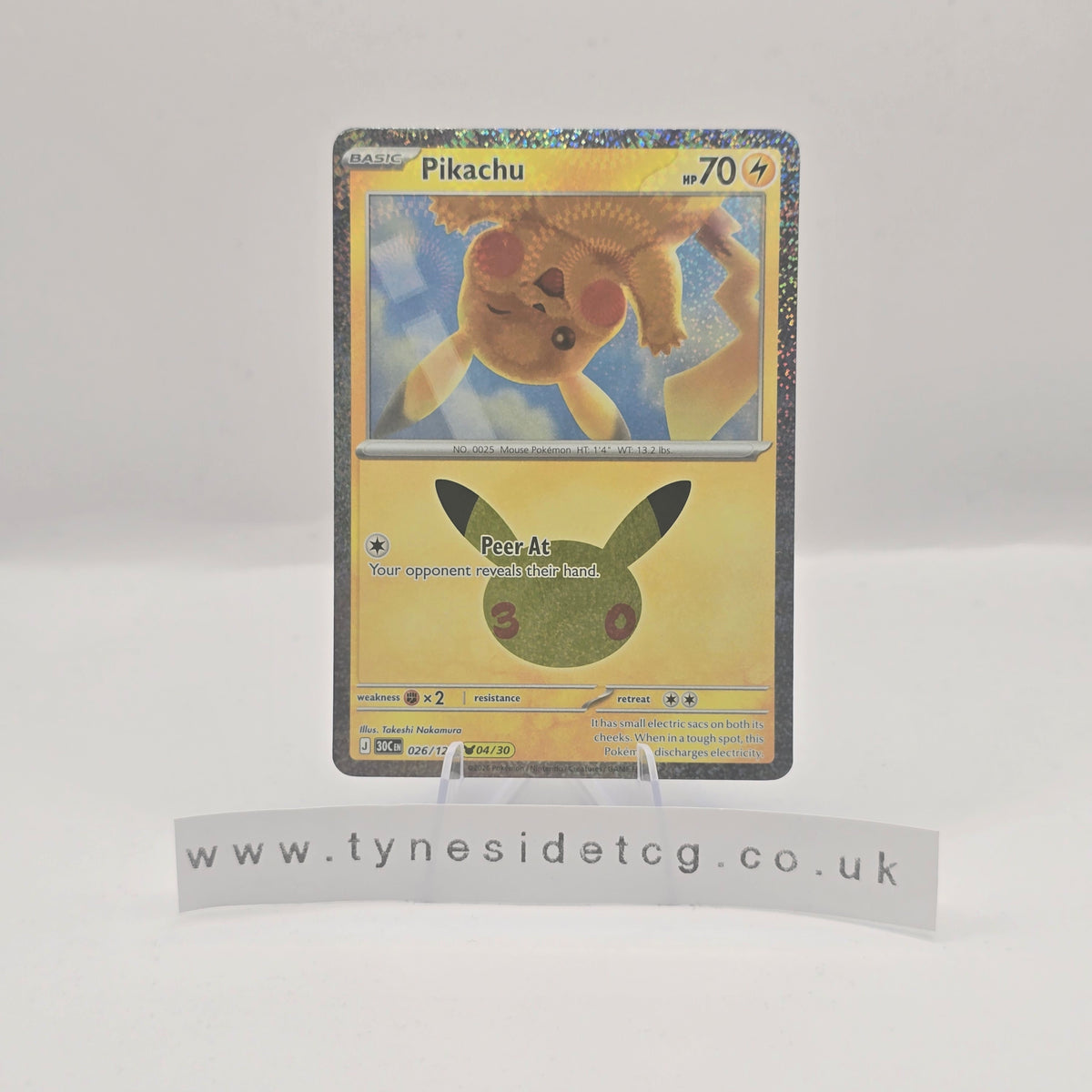 Pikachu 026/128 - 30th Celebration (English Single)