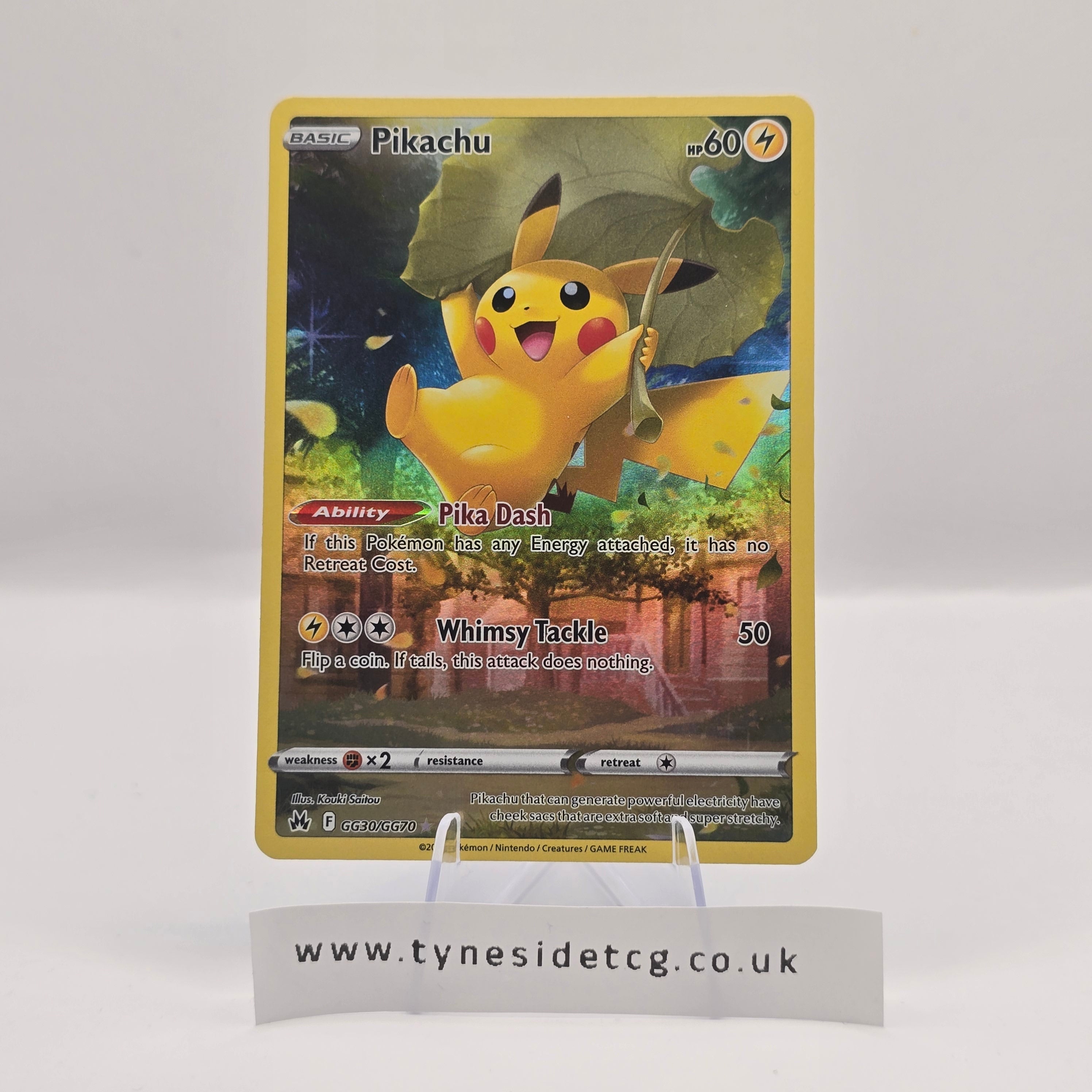 Pikachu GG30/GG70 – Crown Zenith (English Single)