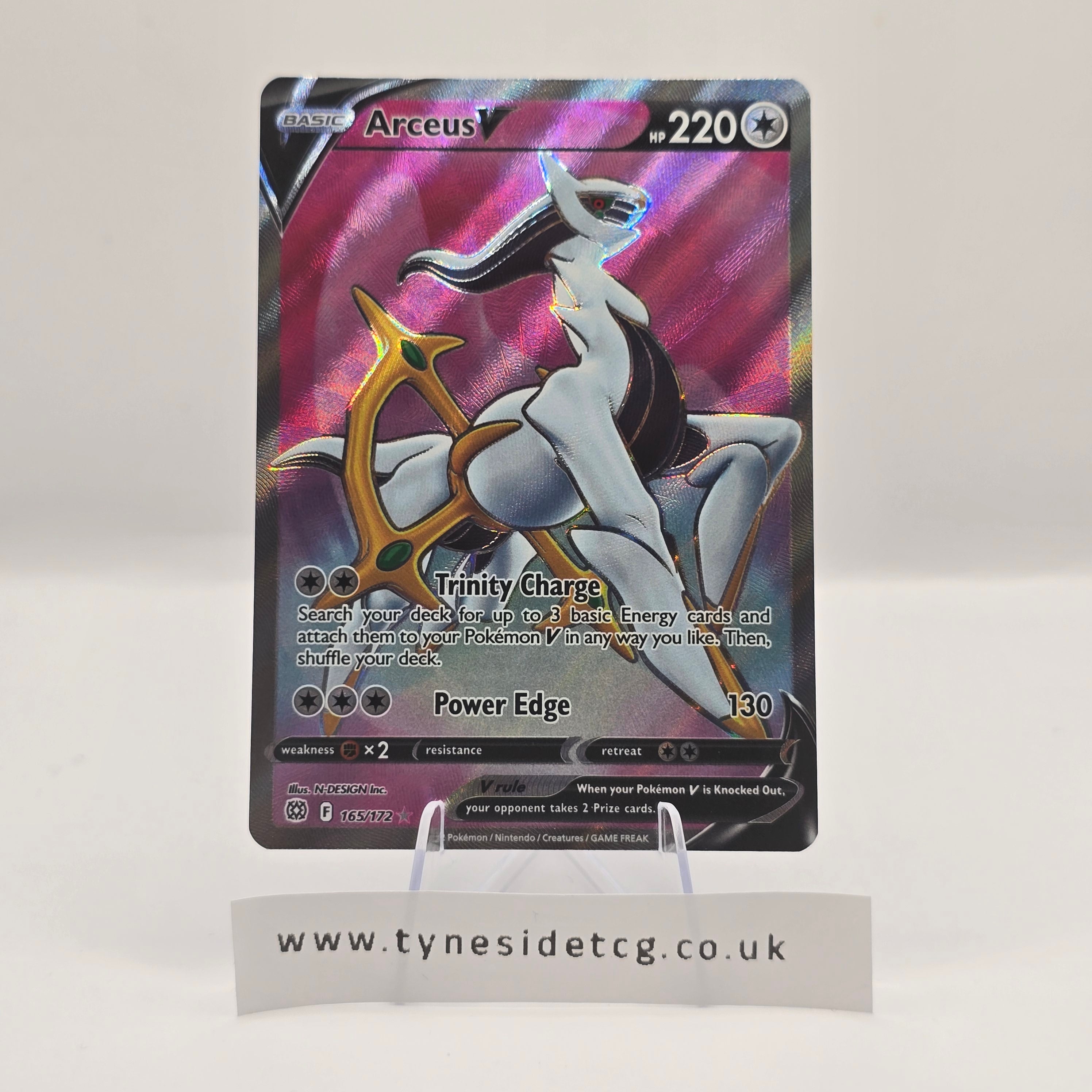 Arceus V 165/172 – Brilliant Stars (English Single)