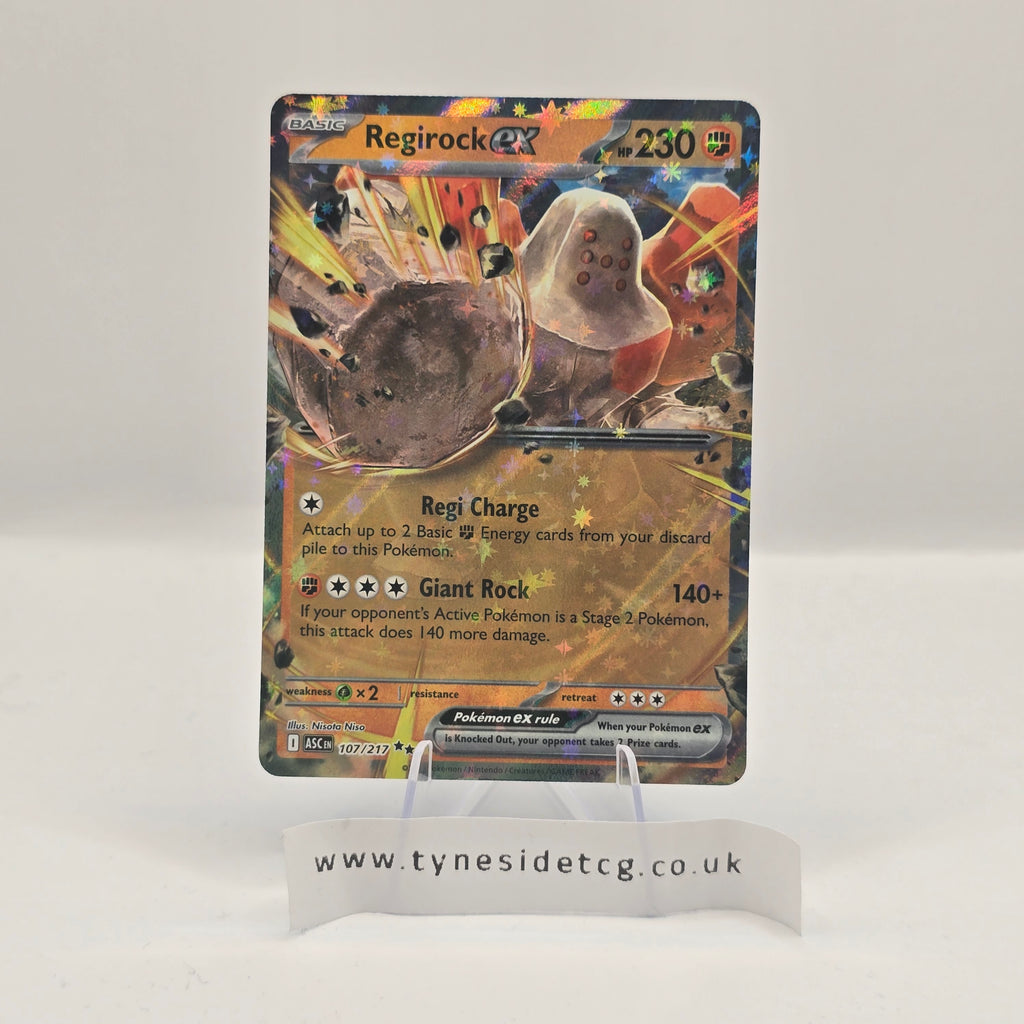 Regirock ex 107/217 – Ascended Heroes (English Single)