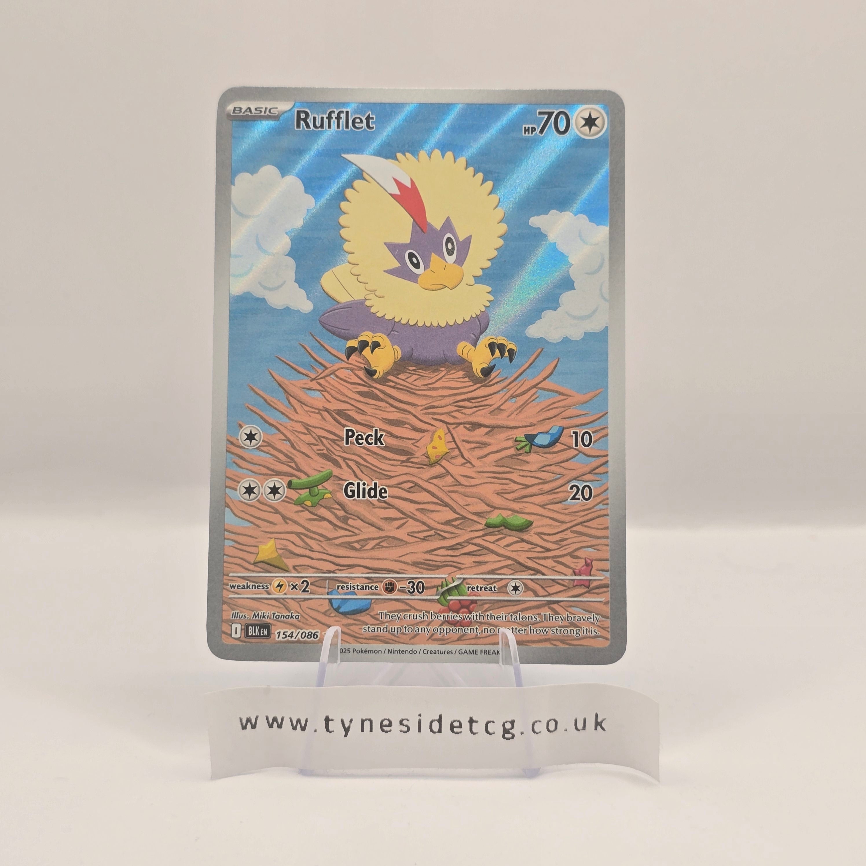 Rufflet 154/086 - Black Bolt (English Single)