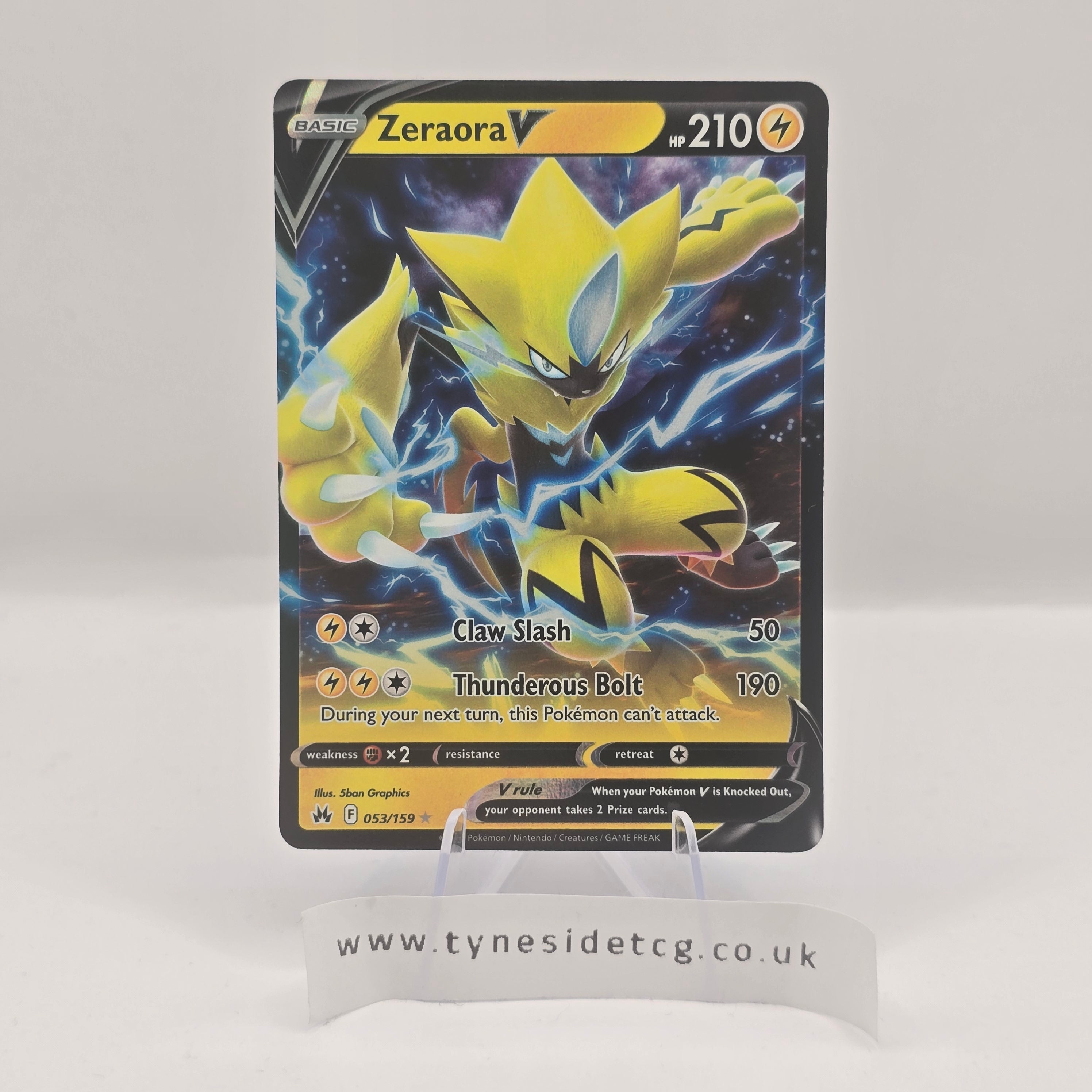 Zeraora V 053/159 – Crown Zenith (English Single)