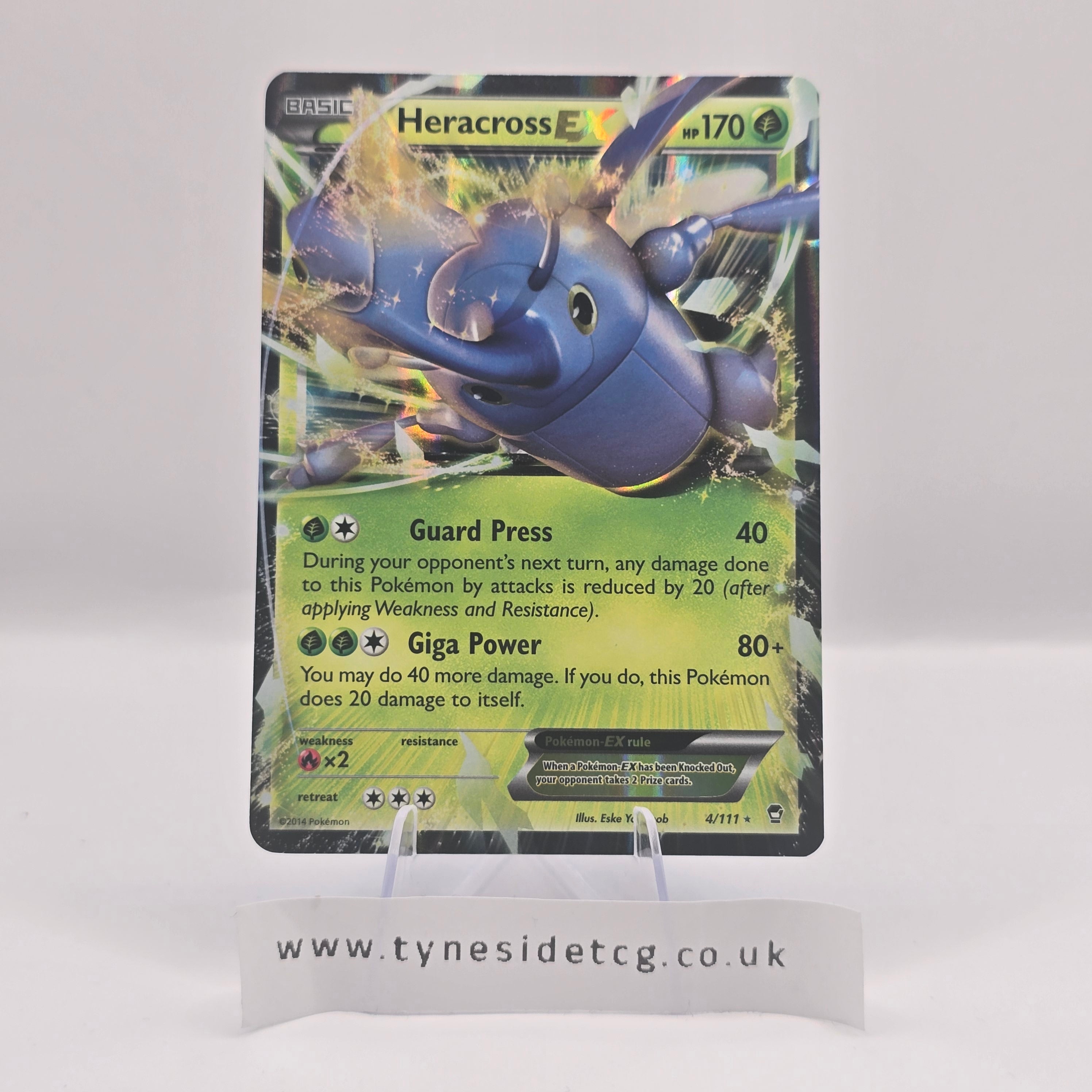 Heracross EX 4/111 – Furious Fists (English Single)