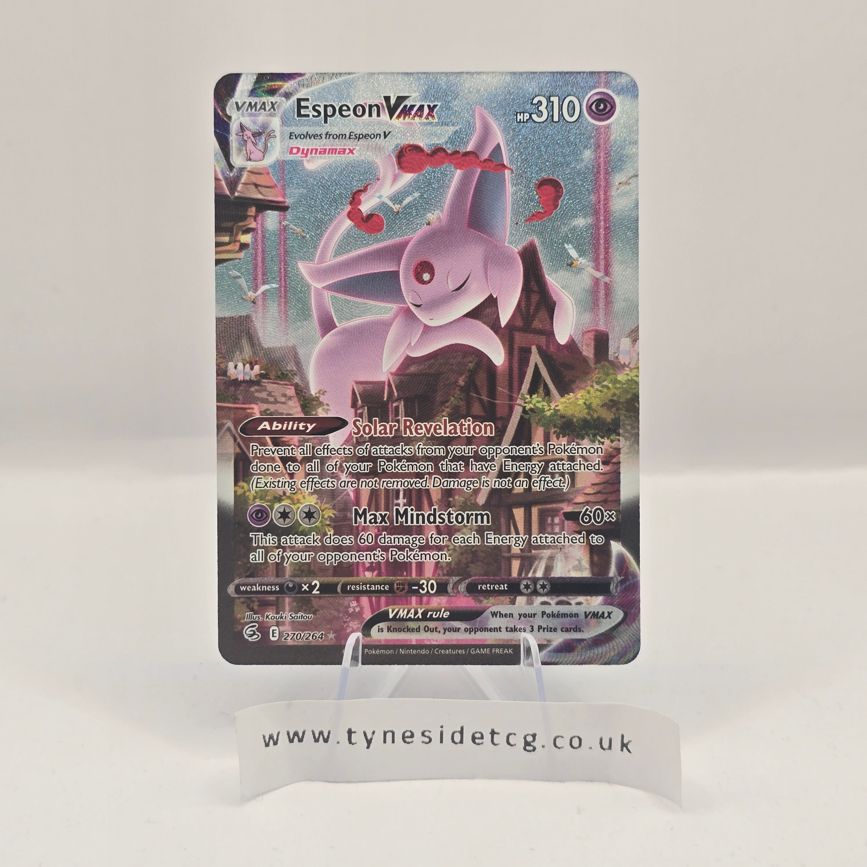 Espeon VMAX 270/264 – Fusion Strike (English Single)