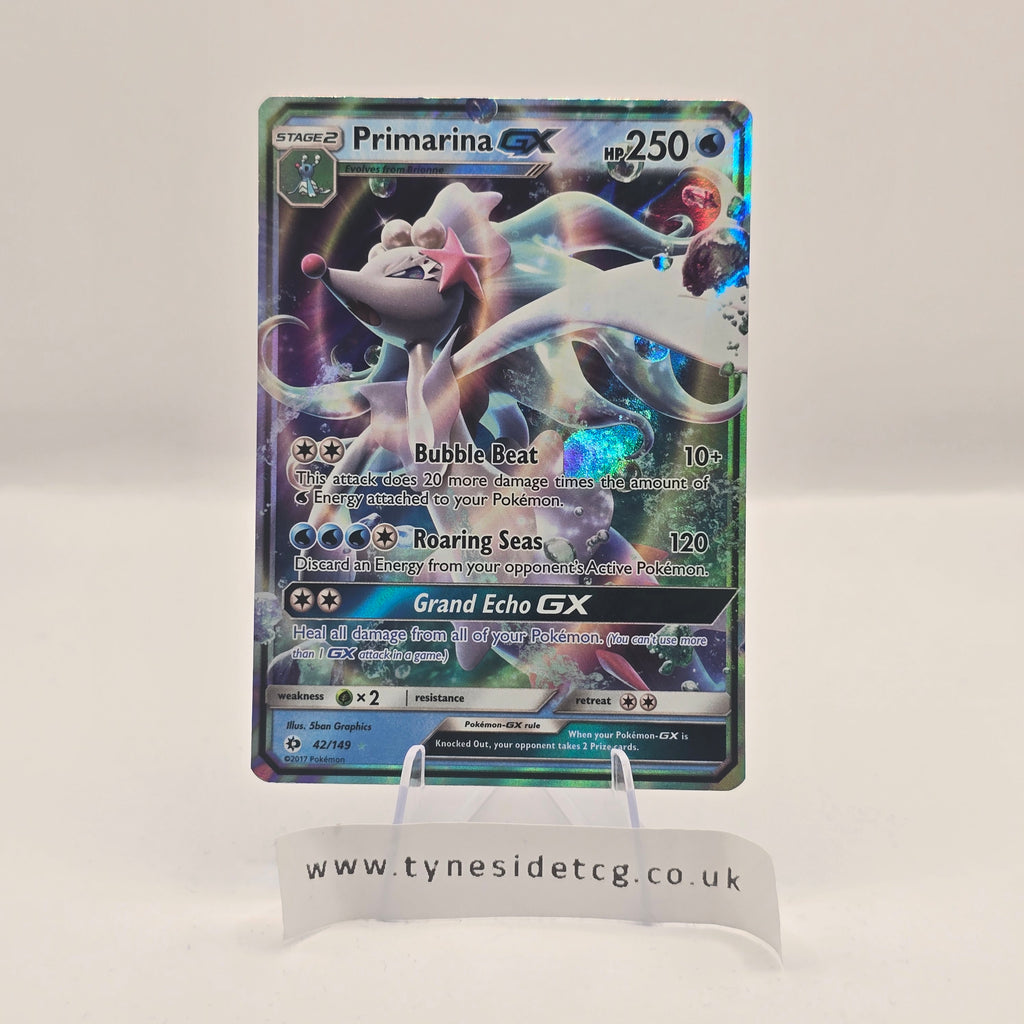 Primarina GX 42/149 – Sun & Moon Base Set (English Single)