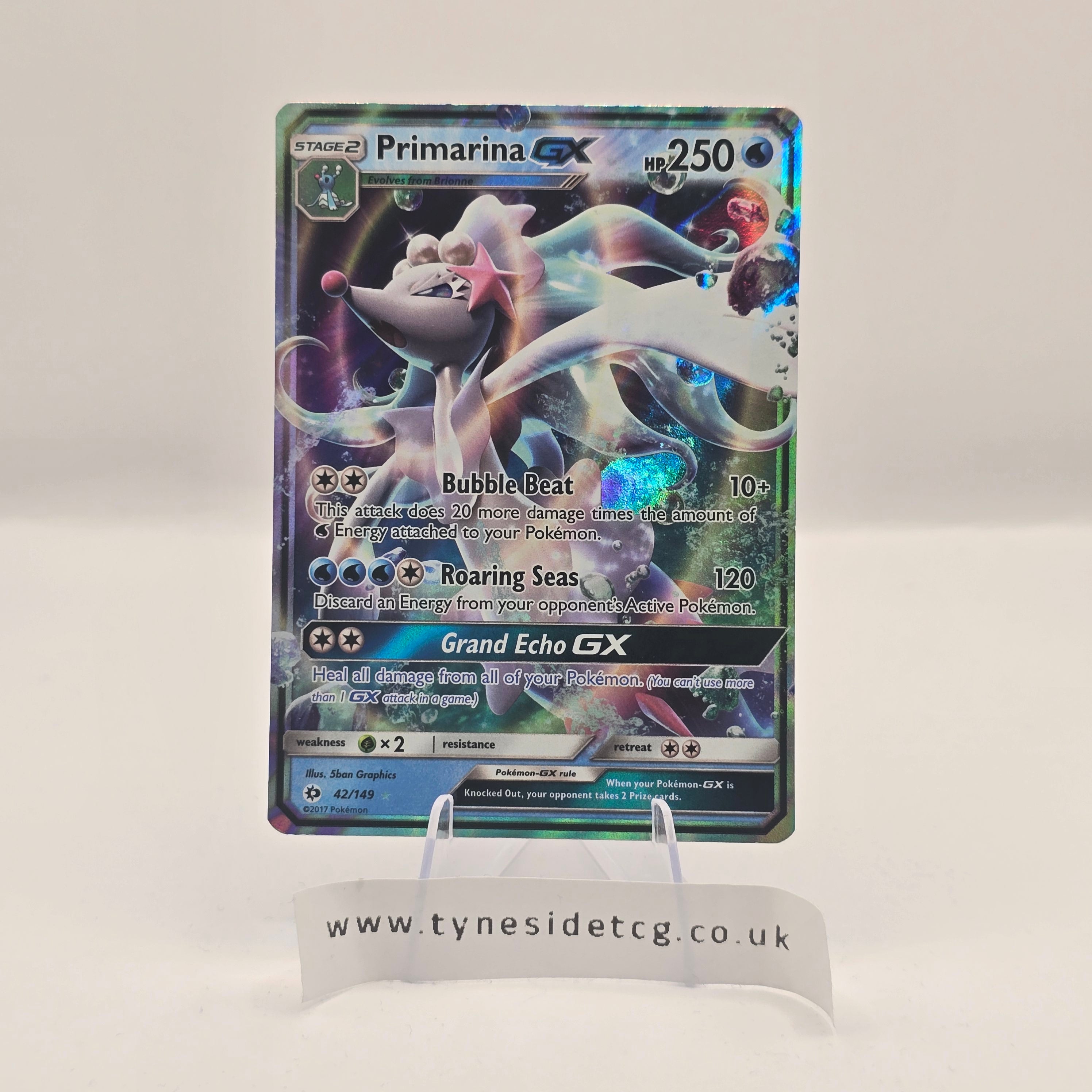 Primarina GX 42/149 – Sun & Moon Base Set (English Single)