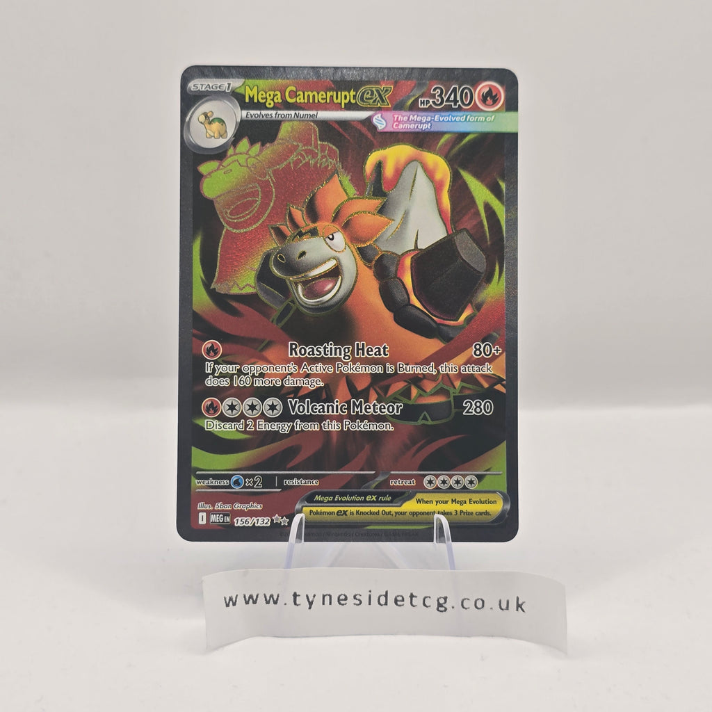 Mega Camerupt EX 156/132 – Mega Evolution (English Single)