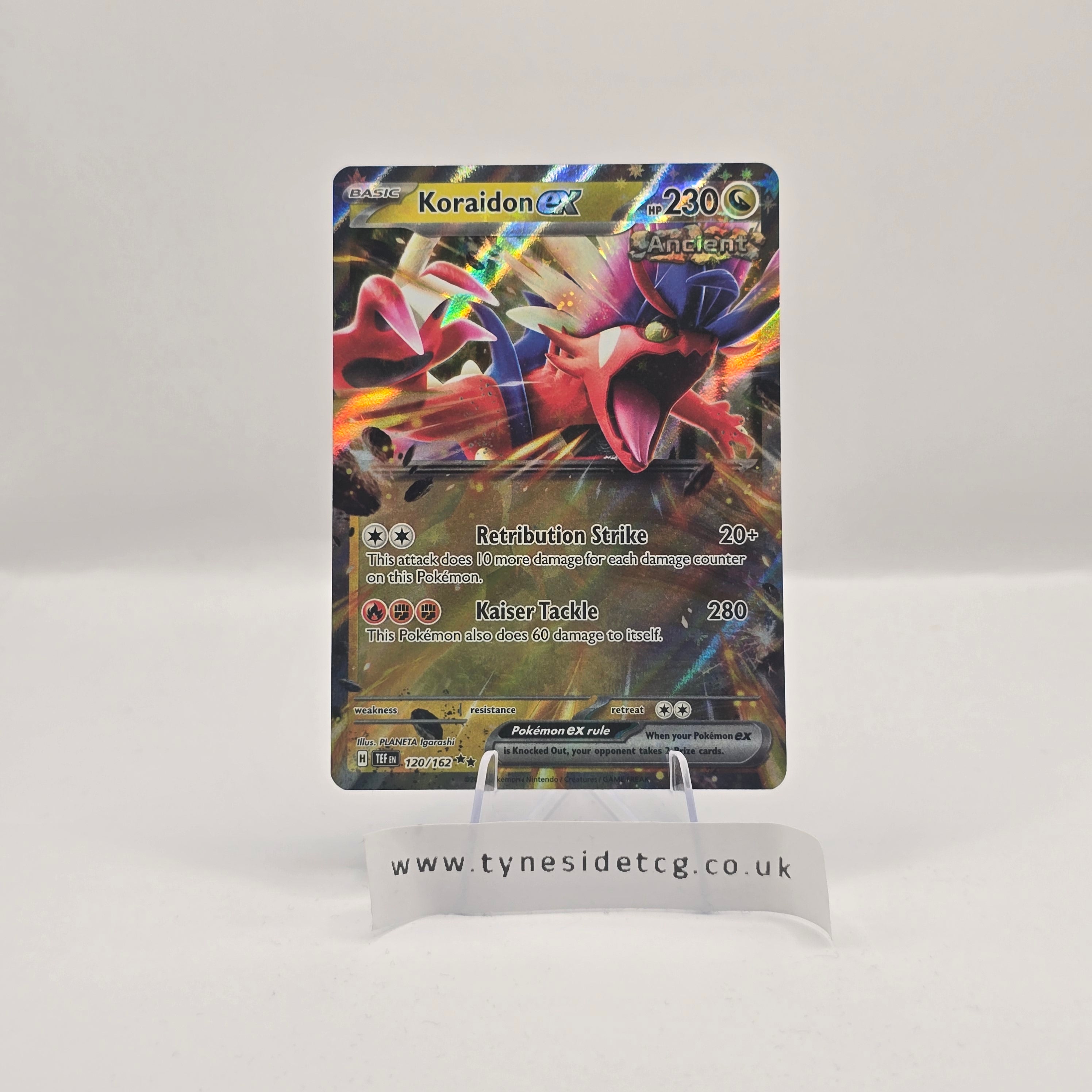 Koraidon EX 120/162 – Temporal Forces (English Single)