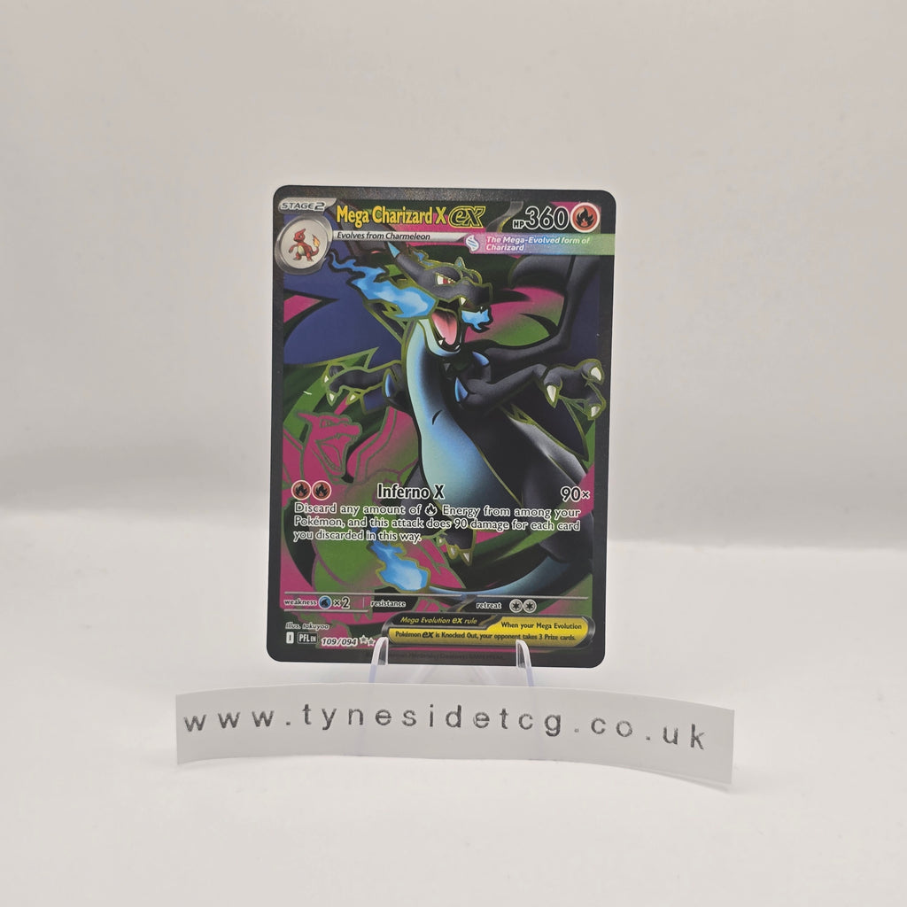 Mega Charizard X ex 109/094 - Phantasmal Flames (English Single)
