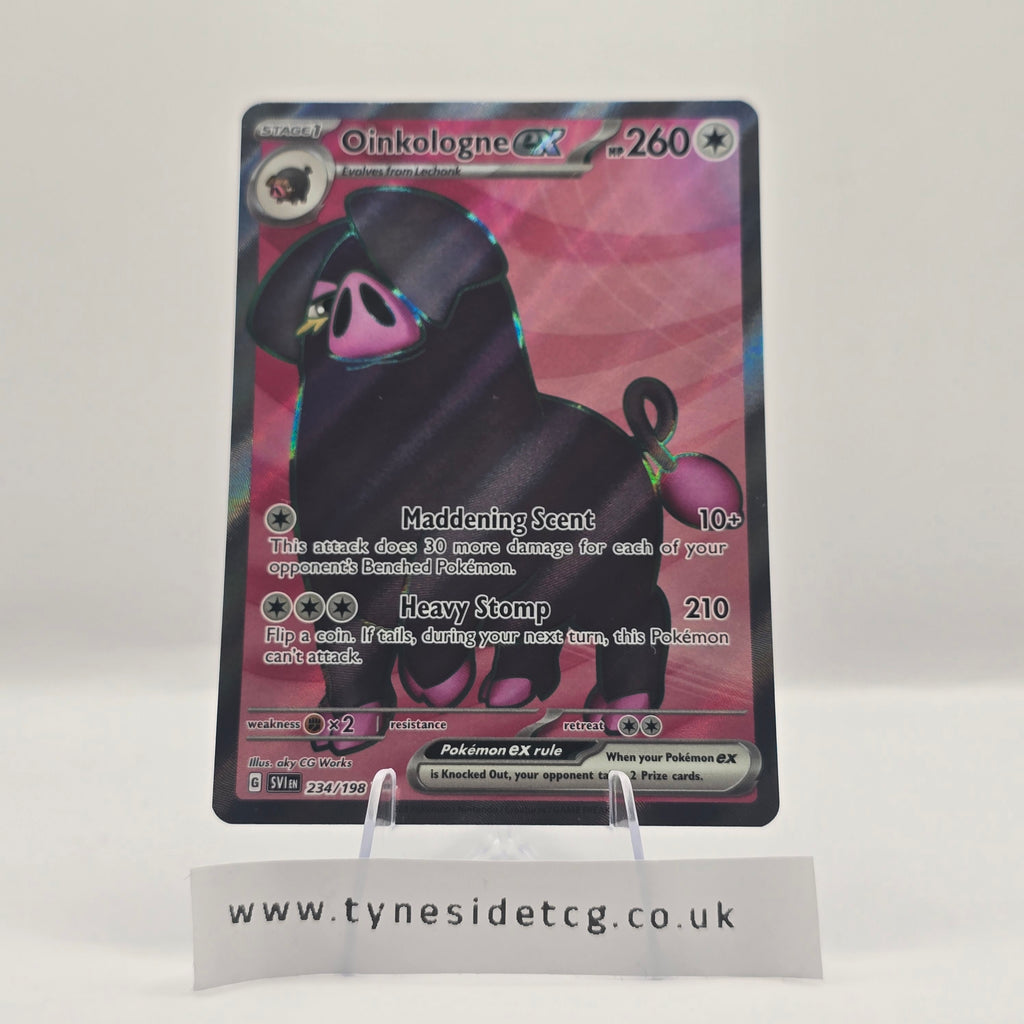 Oinkologne EX 234/198 – Scarlet & Violet Base (English Single)